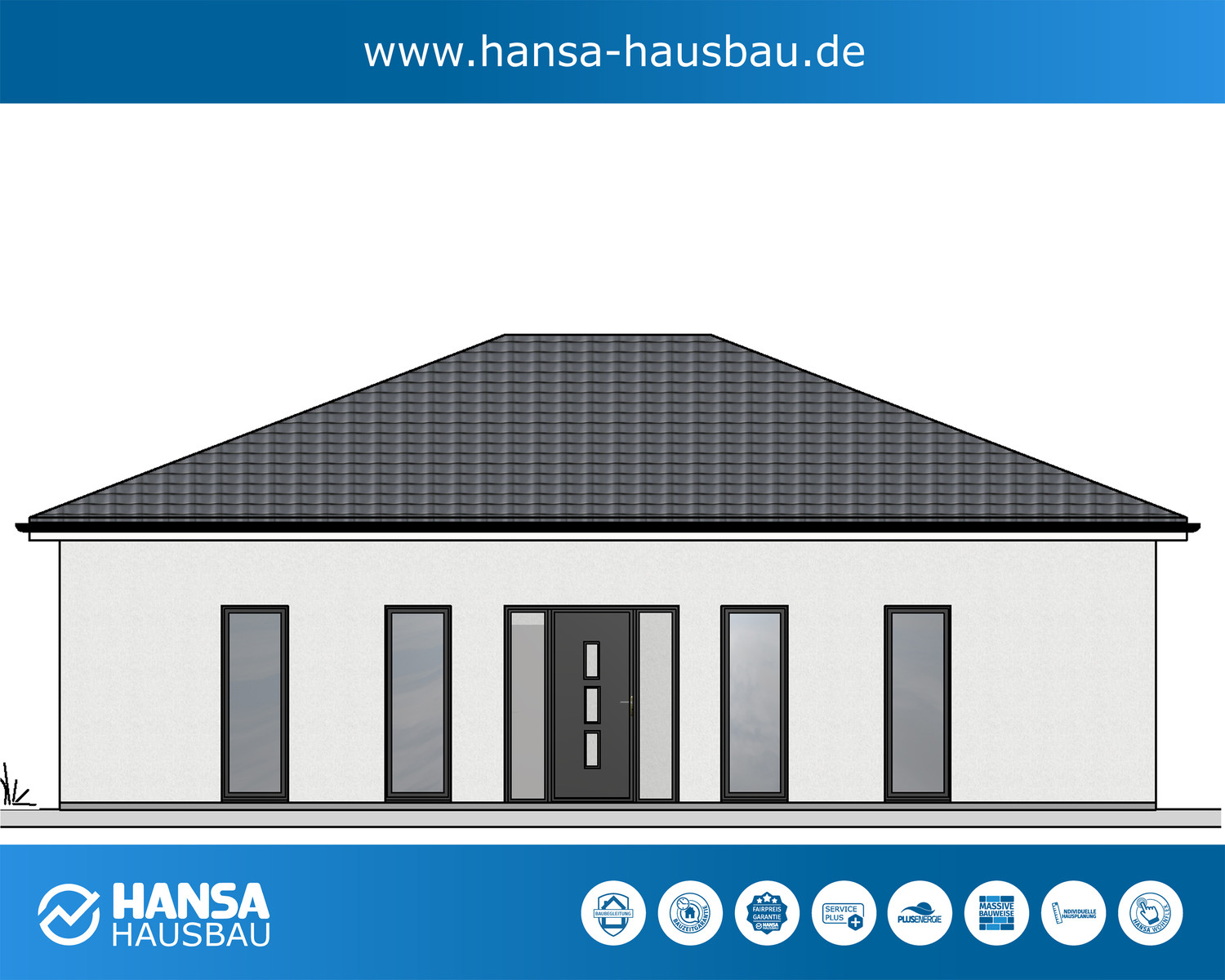 Hansa Hausbau Bungalow Barrierefrei 03