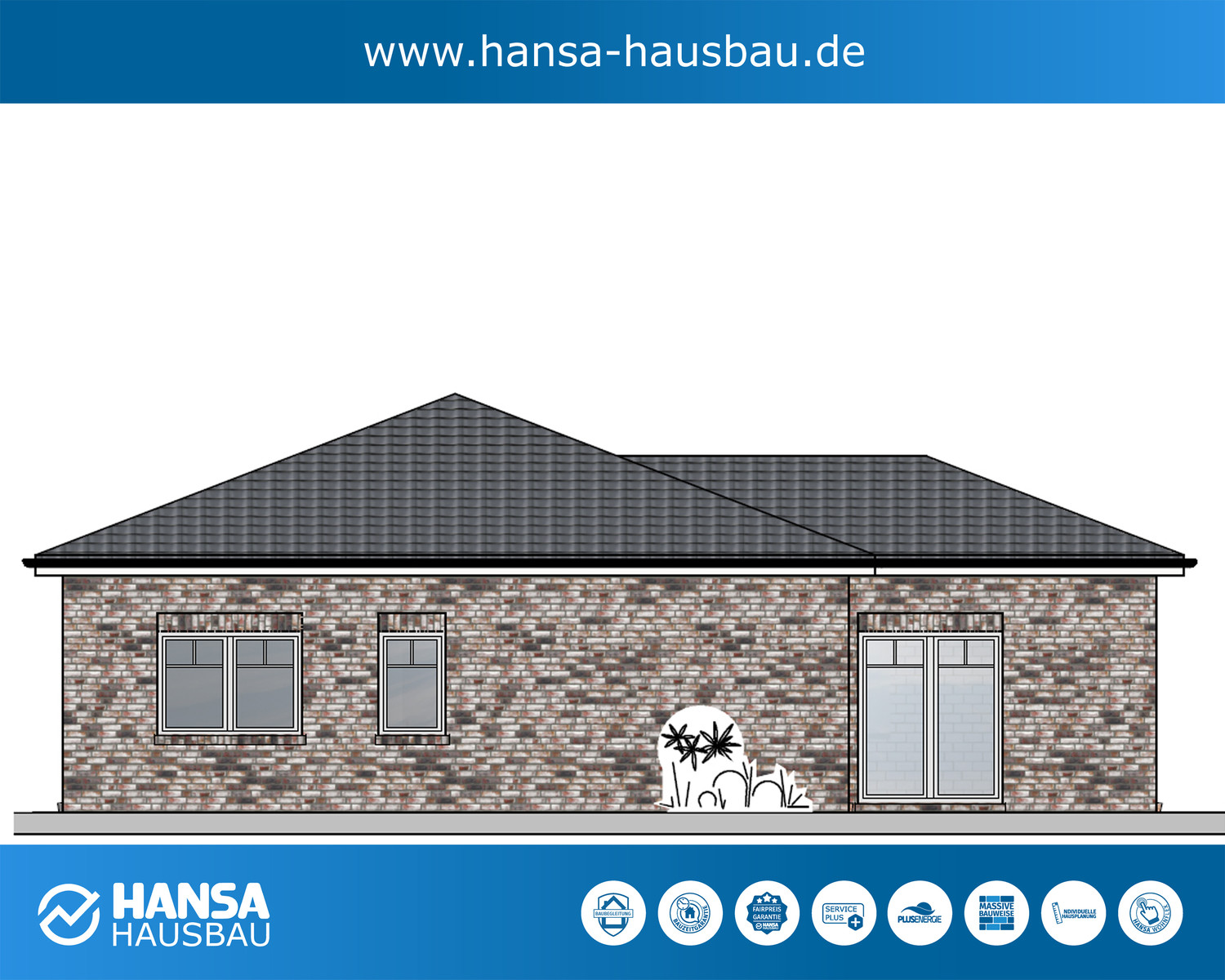 Hansa Hausbau Bungalow Winkelbungalow 02