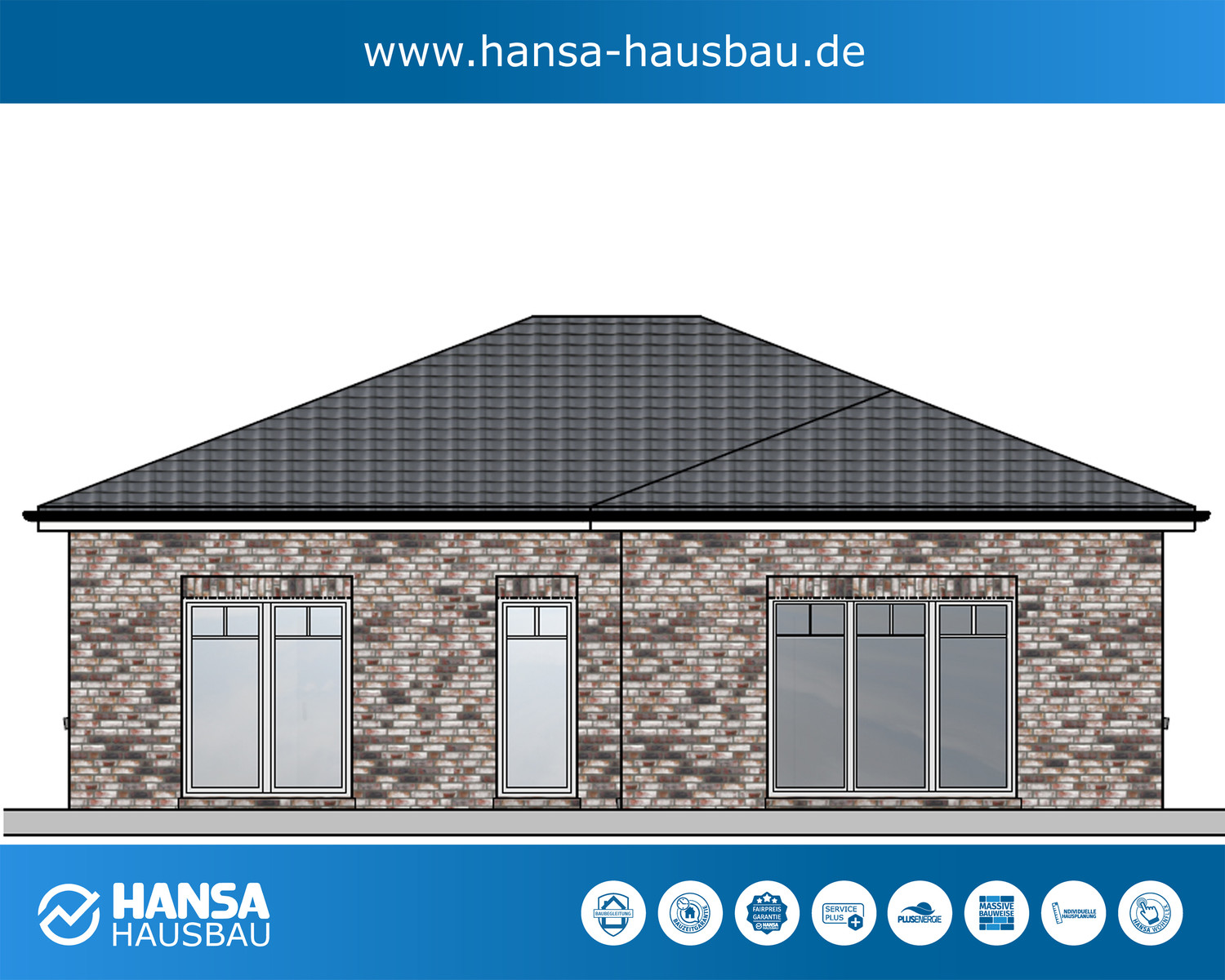 Hansa Hausbau Bungalow Winkelbungalow 03