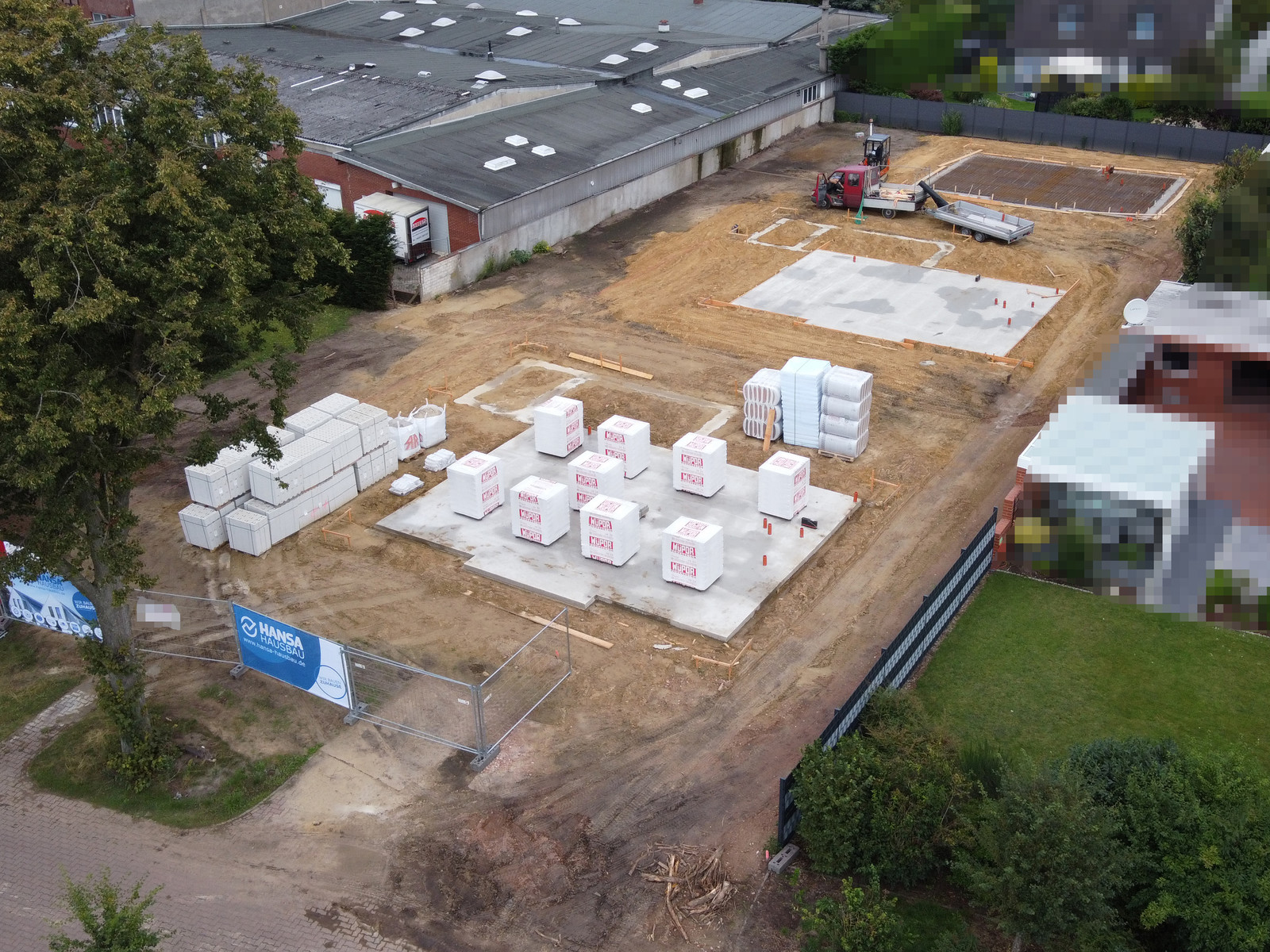 Hansa Hausbau Neubau Bodenplatte Weyhe 06