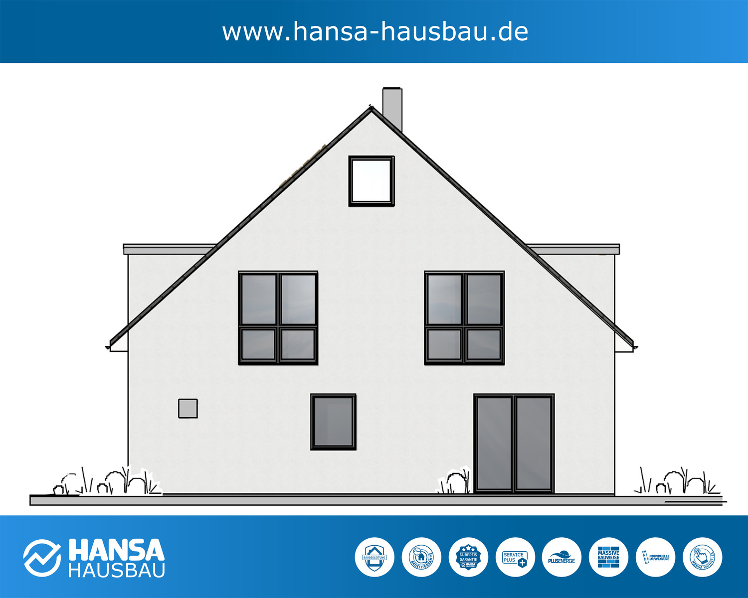 Hansa Hausbau Doppelhaus Mit Spitzboddenausbau 04