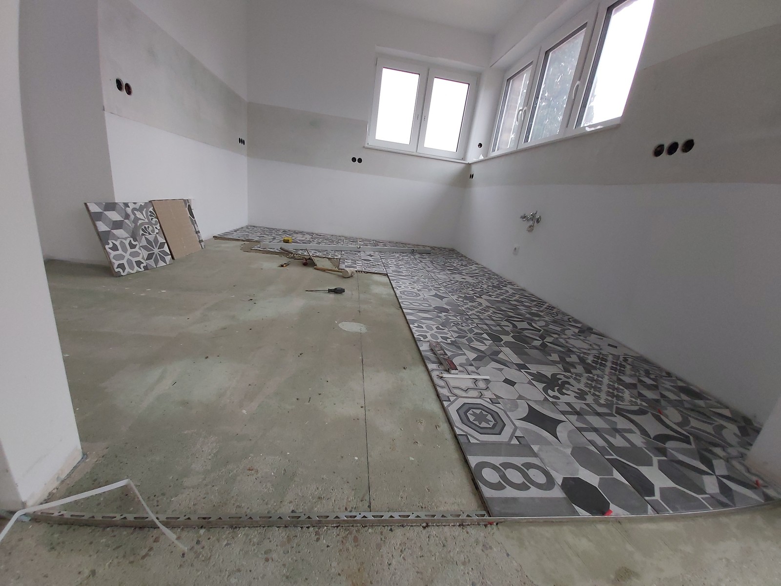 Hansa Hausbau Neubau Fliesenleger