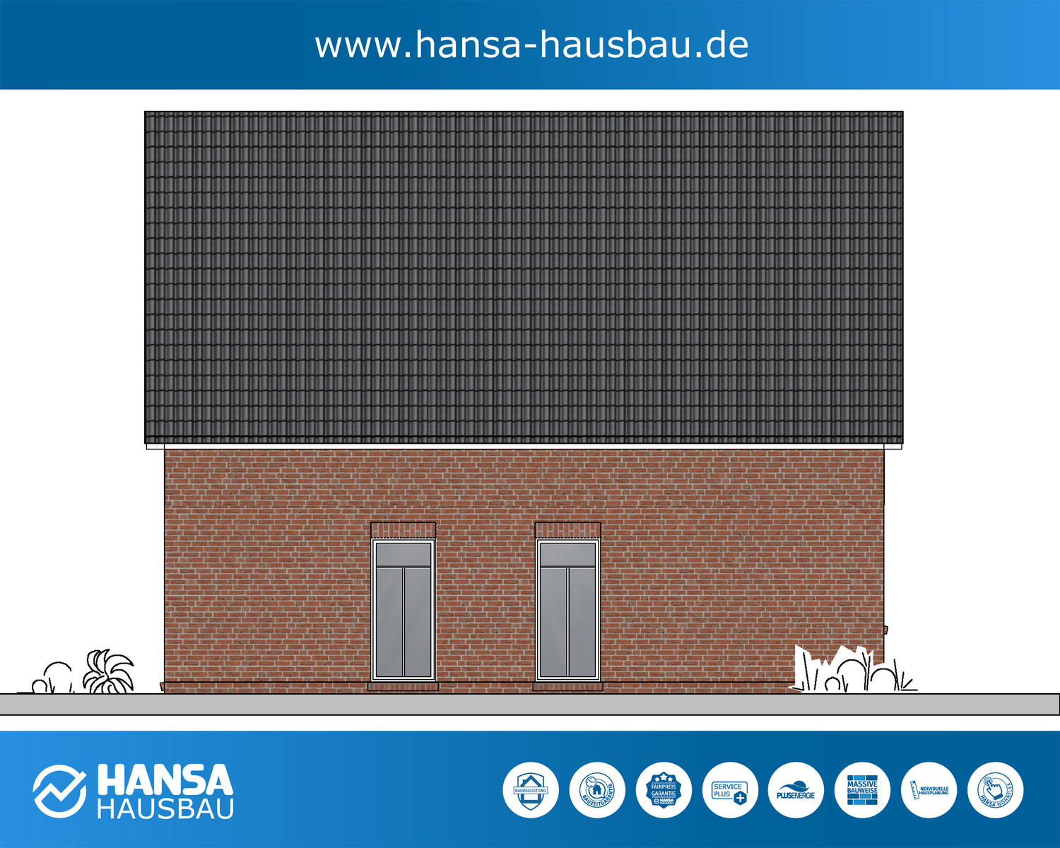 Hansa Hausbau Satteldachhaus Neubau 02
