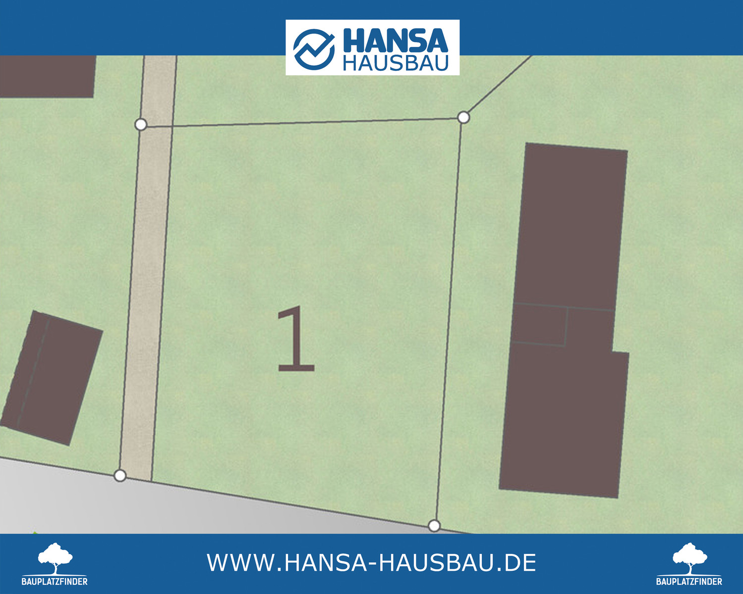 Hansa Hausbau Baugrundstück Baugebiet Estorf 05 Lageplan