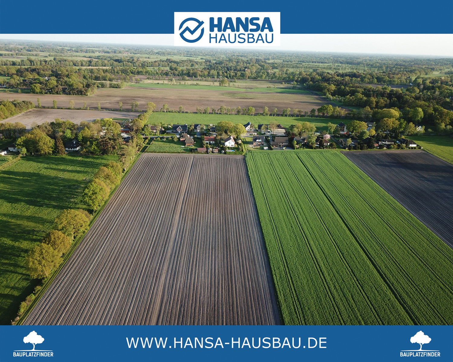 Hansa Hausbau Baugrundstück Baugebiet Worpswede Neu Stankt Jürgen 09