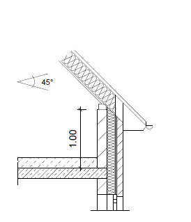 Drempel Kniestock Dachneigung Gesschossigkeit Hansa Hausbau 1