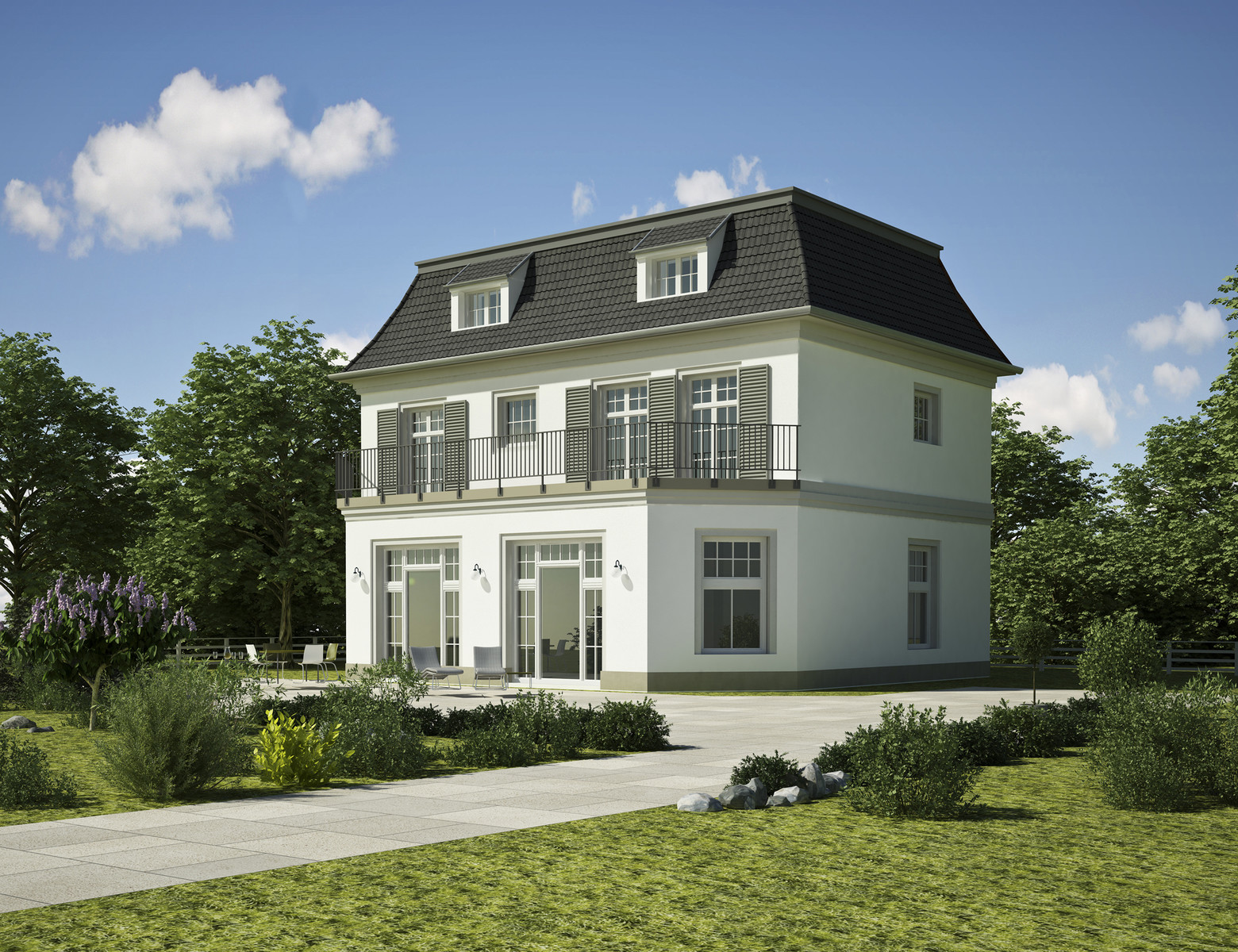 Mansarddach Architektenhaus