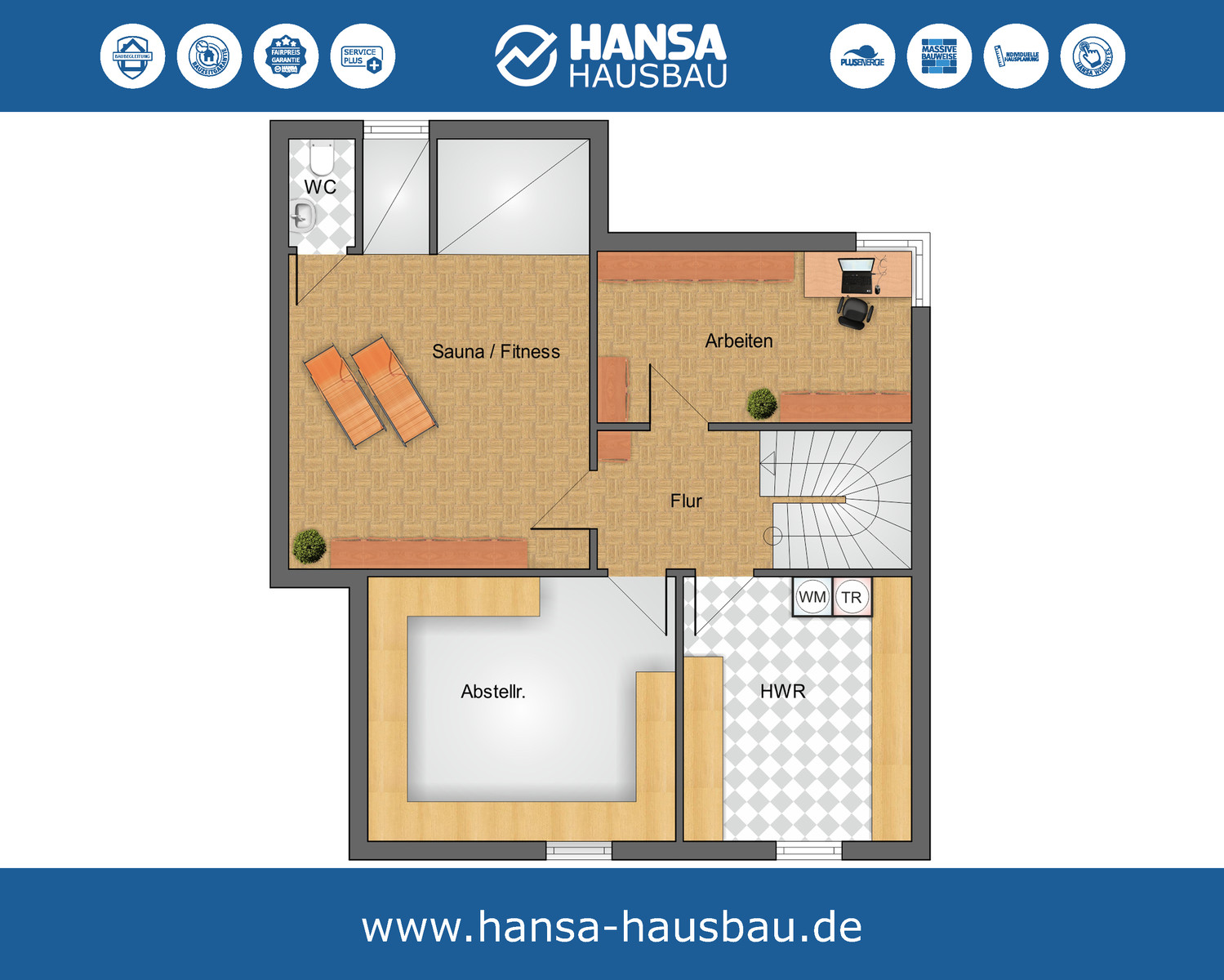 Hansa Hausbau Bauhaus 154 Keller