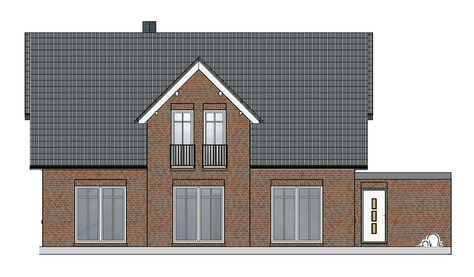 Hansa Hausbau Giebelhaus 177 M² 03