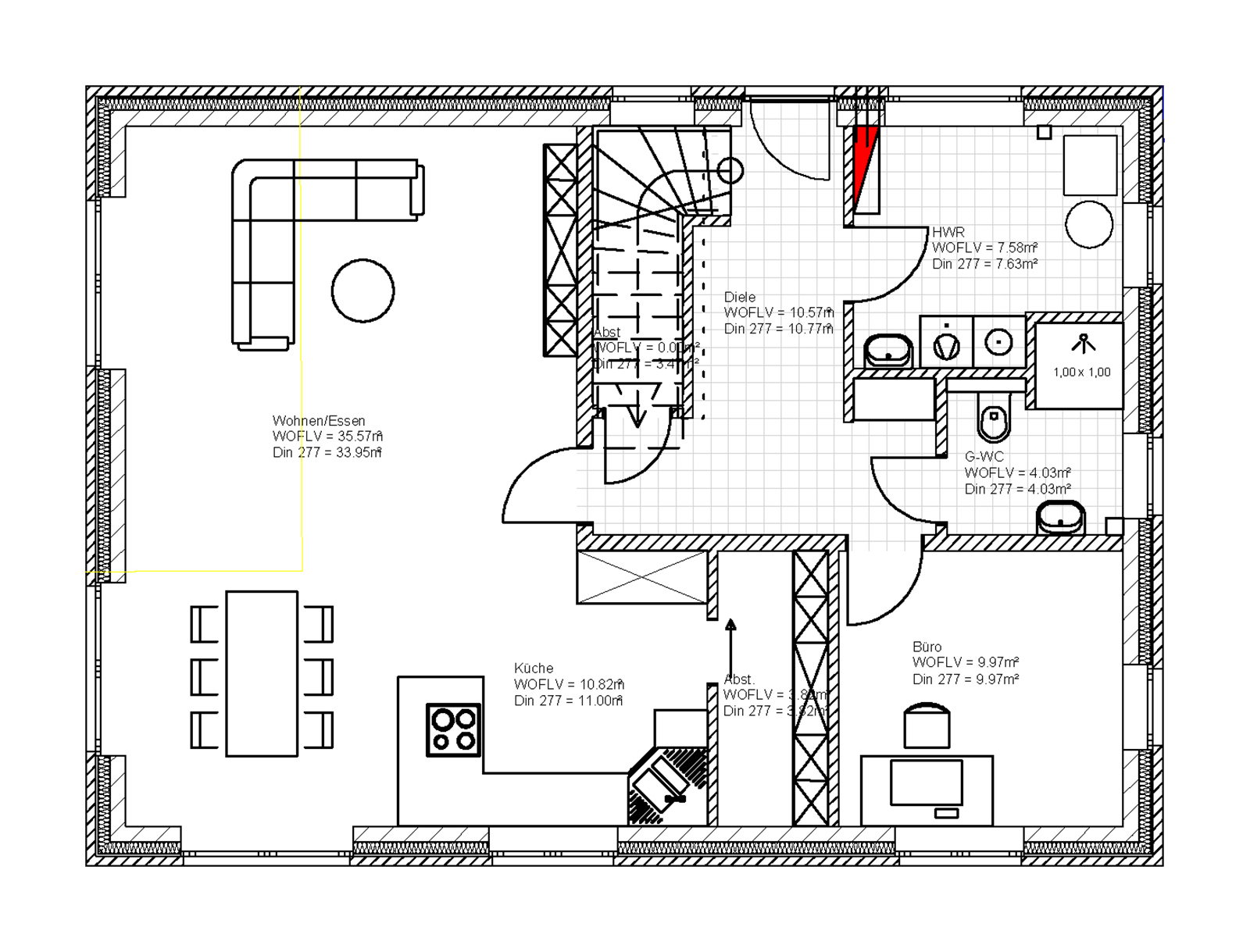 Hansa Hausbau Satteldachhaus156 M² 05 EG