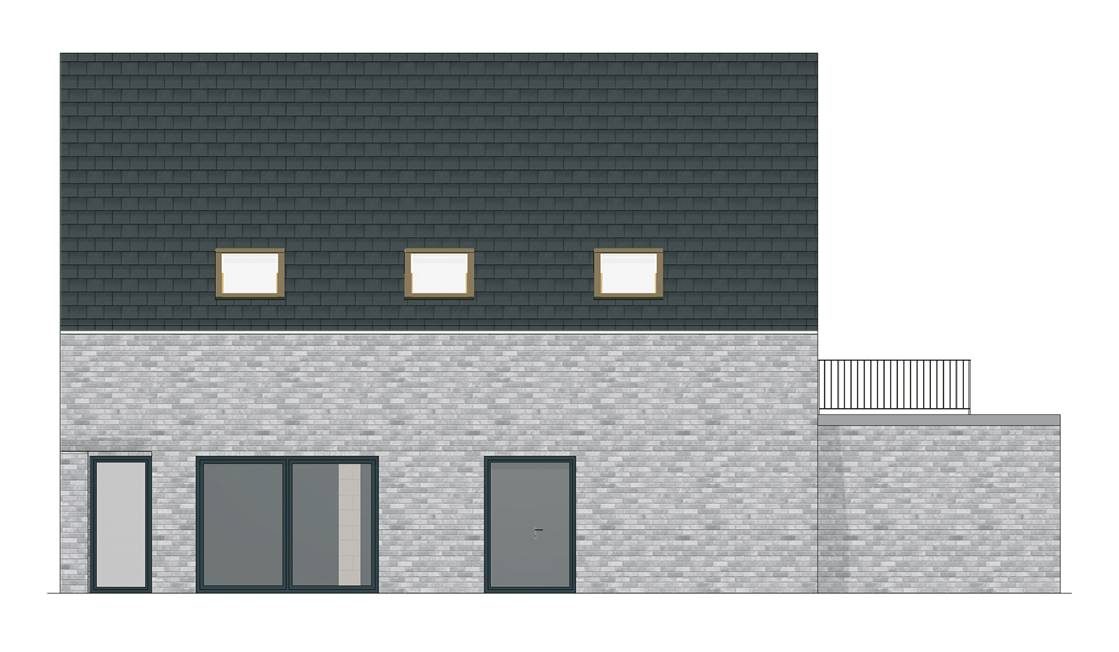 Hansa Hausbau Satteldach 177 M² 03