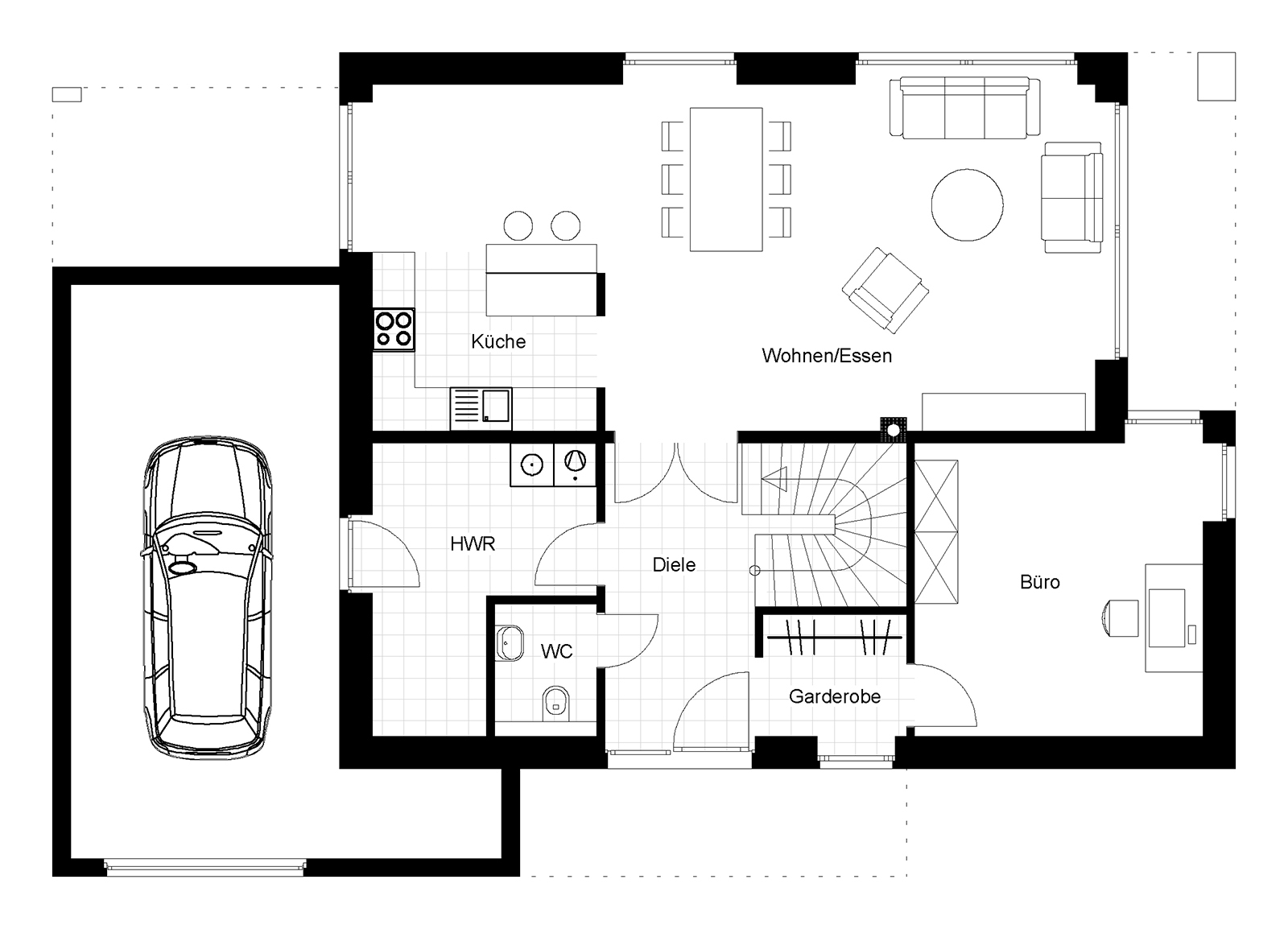 Hansa Hausbau Satteldach 177 M² 05