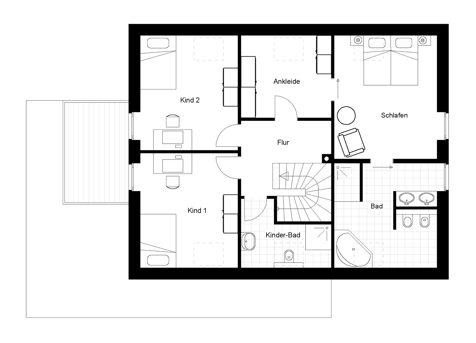 Hansa Hausbau Satteldach 177 M² 06