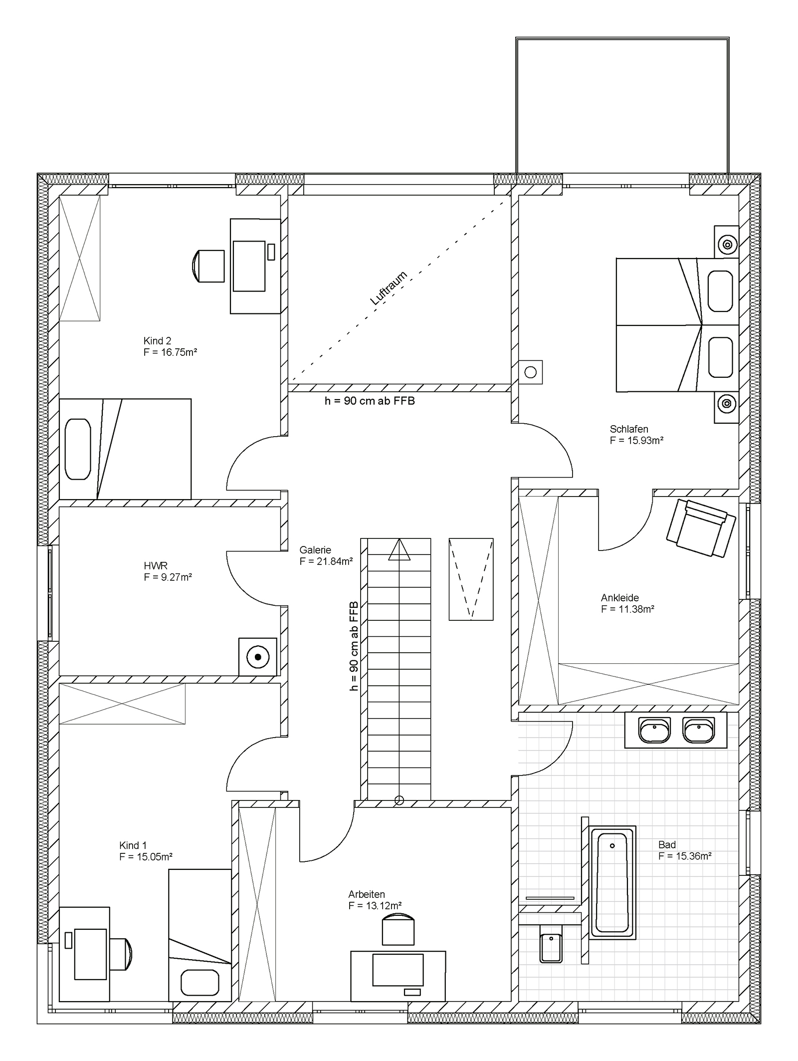 Hansa Hausbau Stadtvilla 259 M² 06 OG