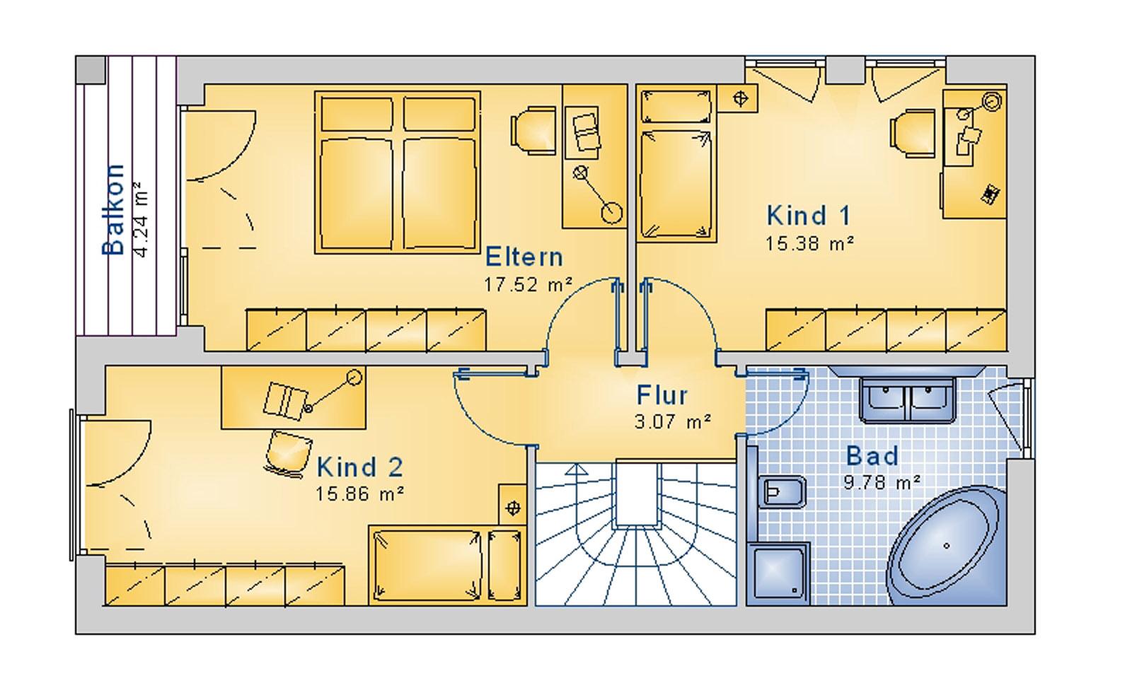 Bauhaus 129 m² DG