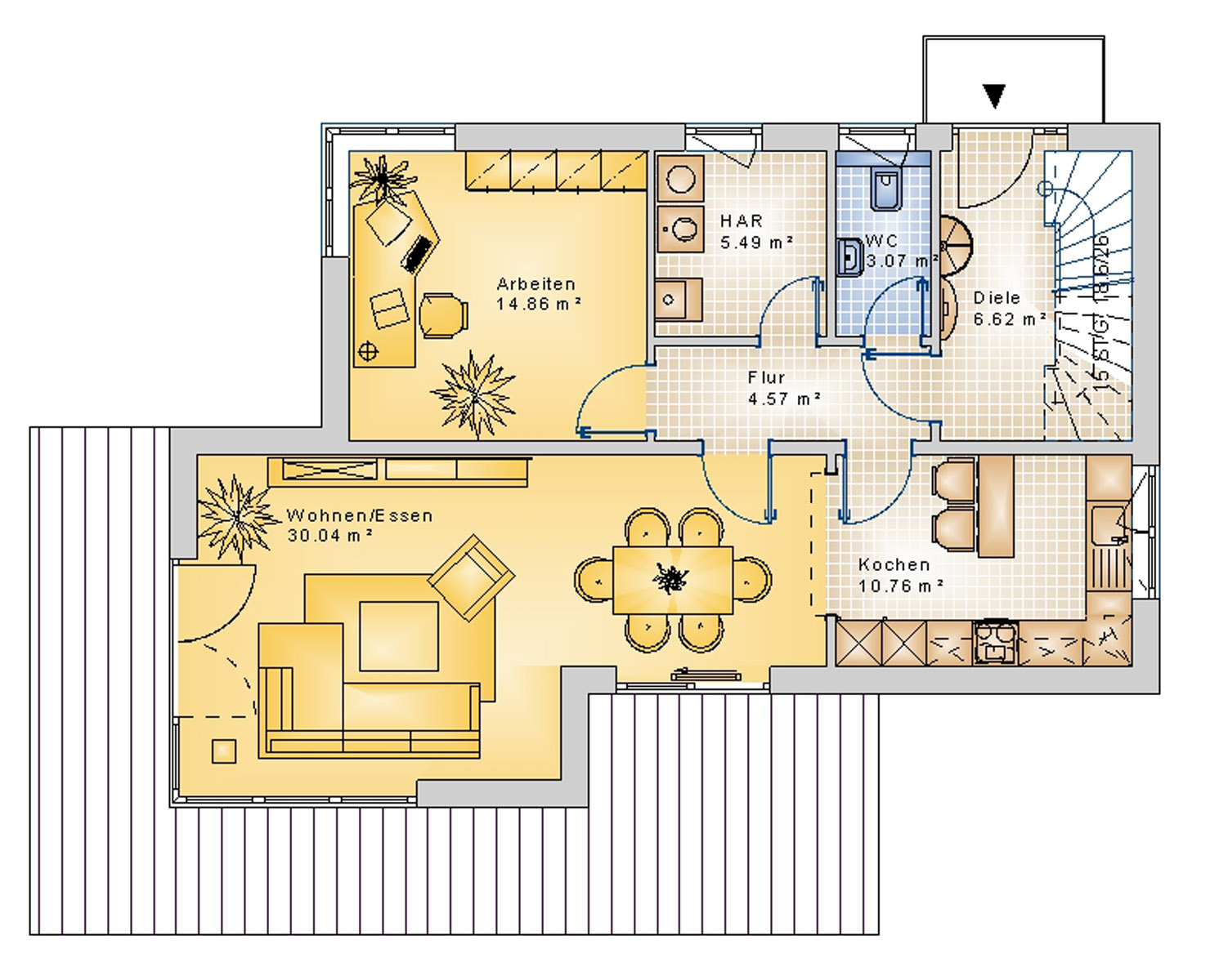 Bauhaus 137 m² EG