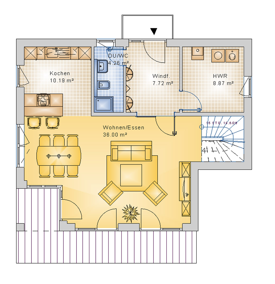 Bauhaus 139 m² EG