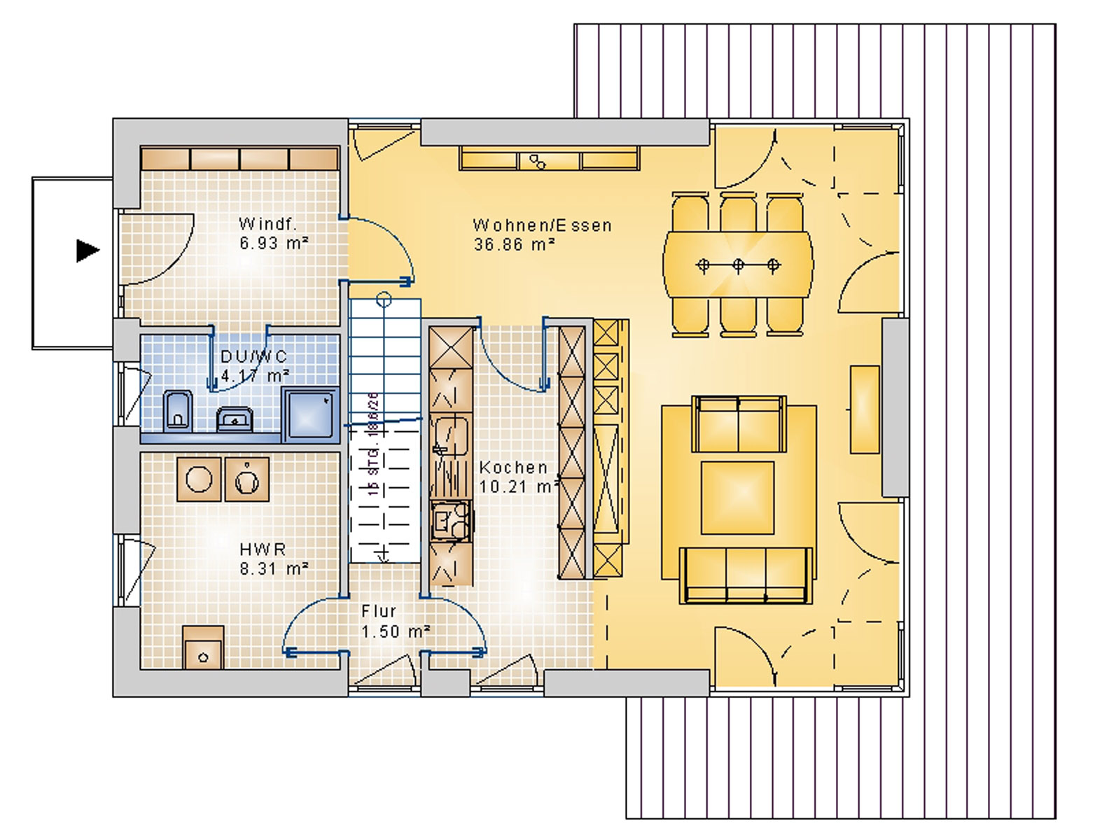Bauhaus 140 m² EG