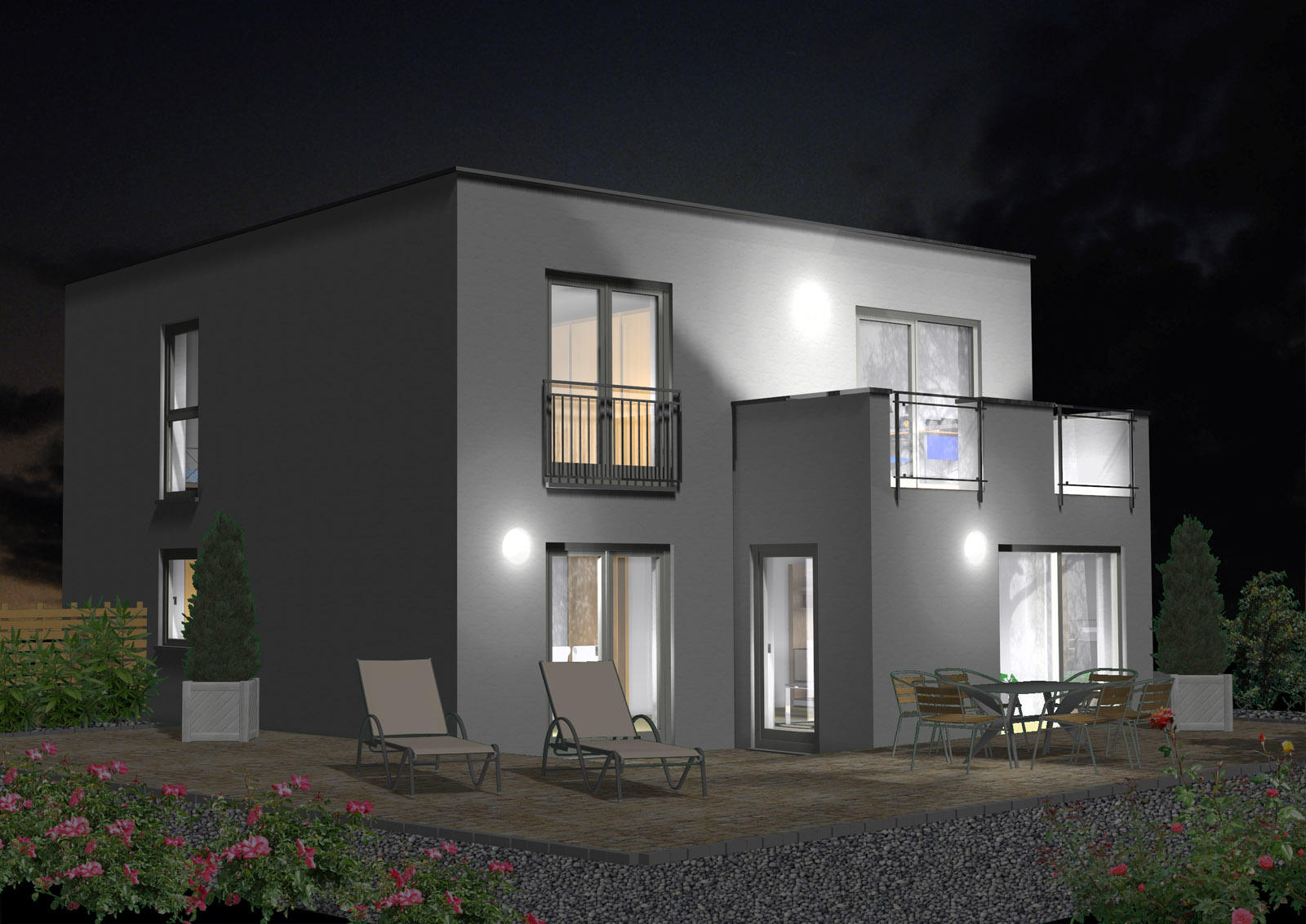 Bauhaus 142 m² Ansicht 2