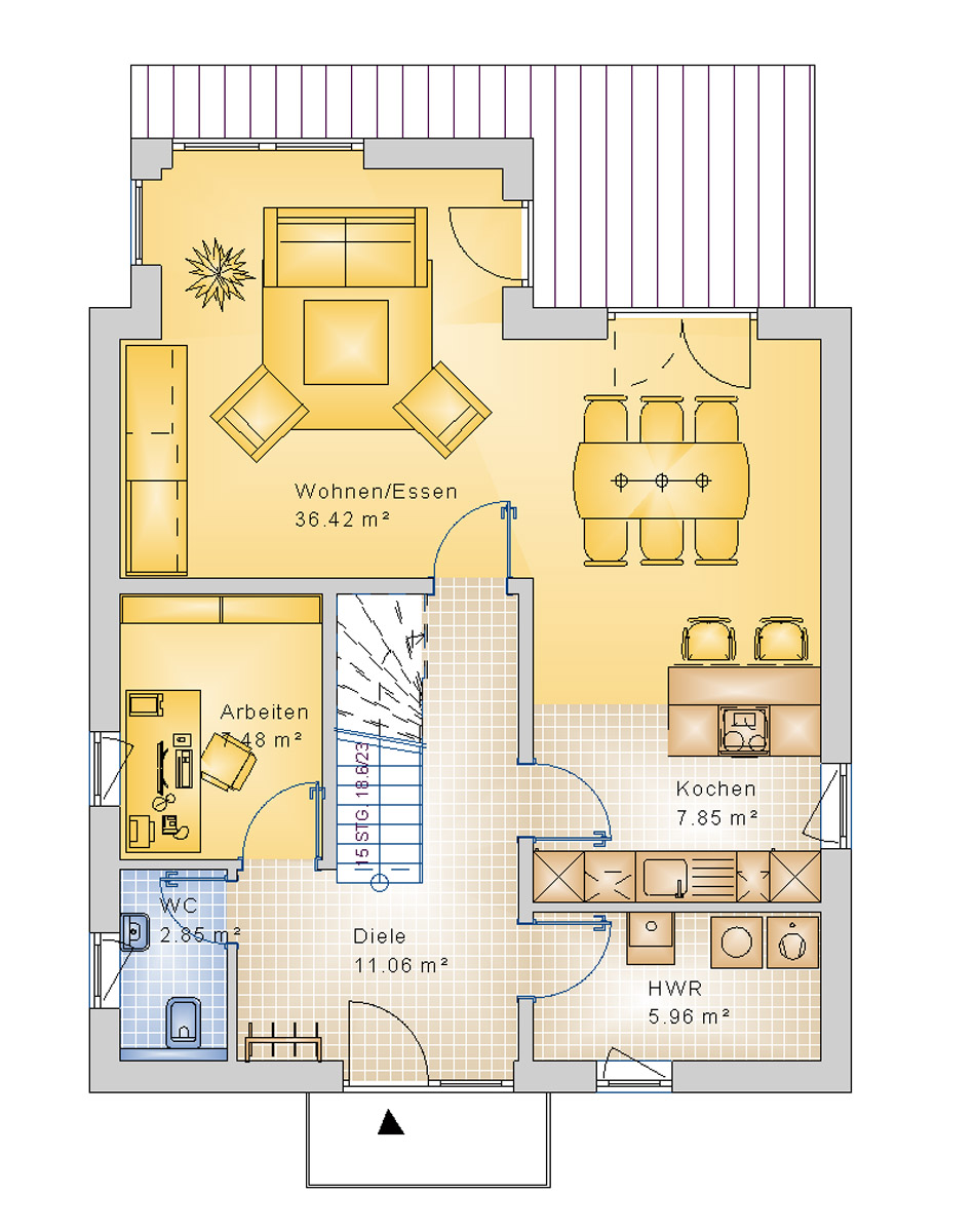 Bauhaus 142 m² EG