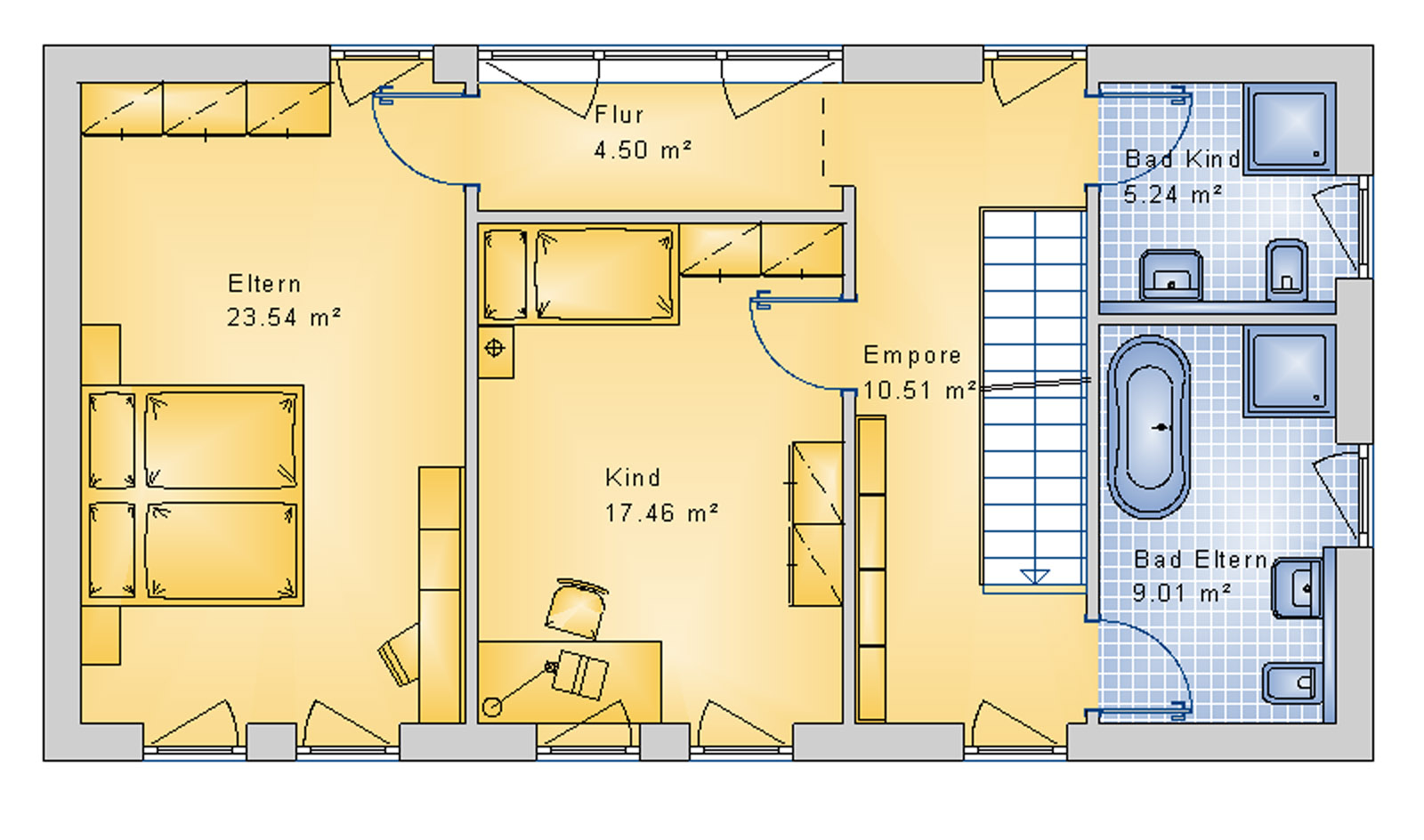 Bauhaus 143 m² DG