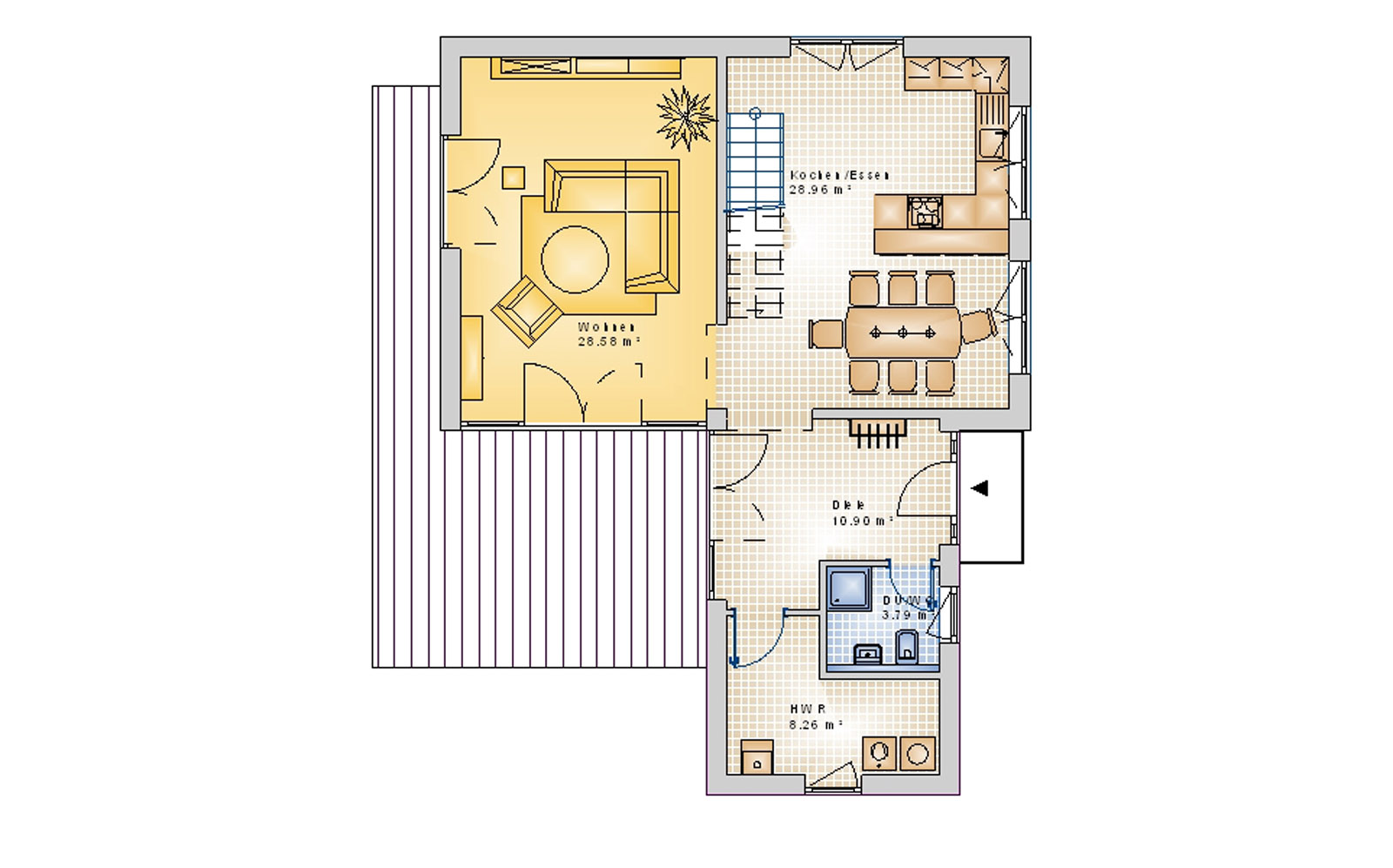 Bauhaus 144 m² EG