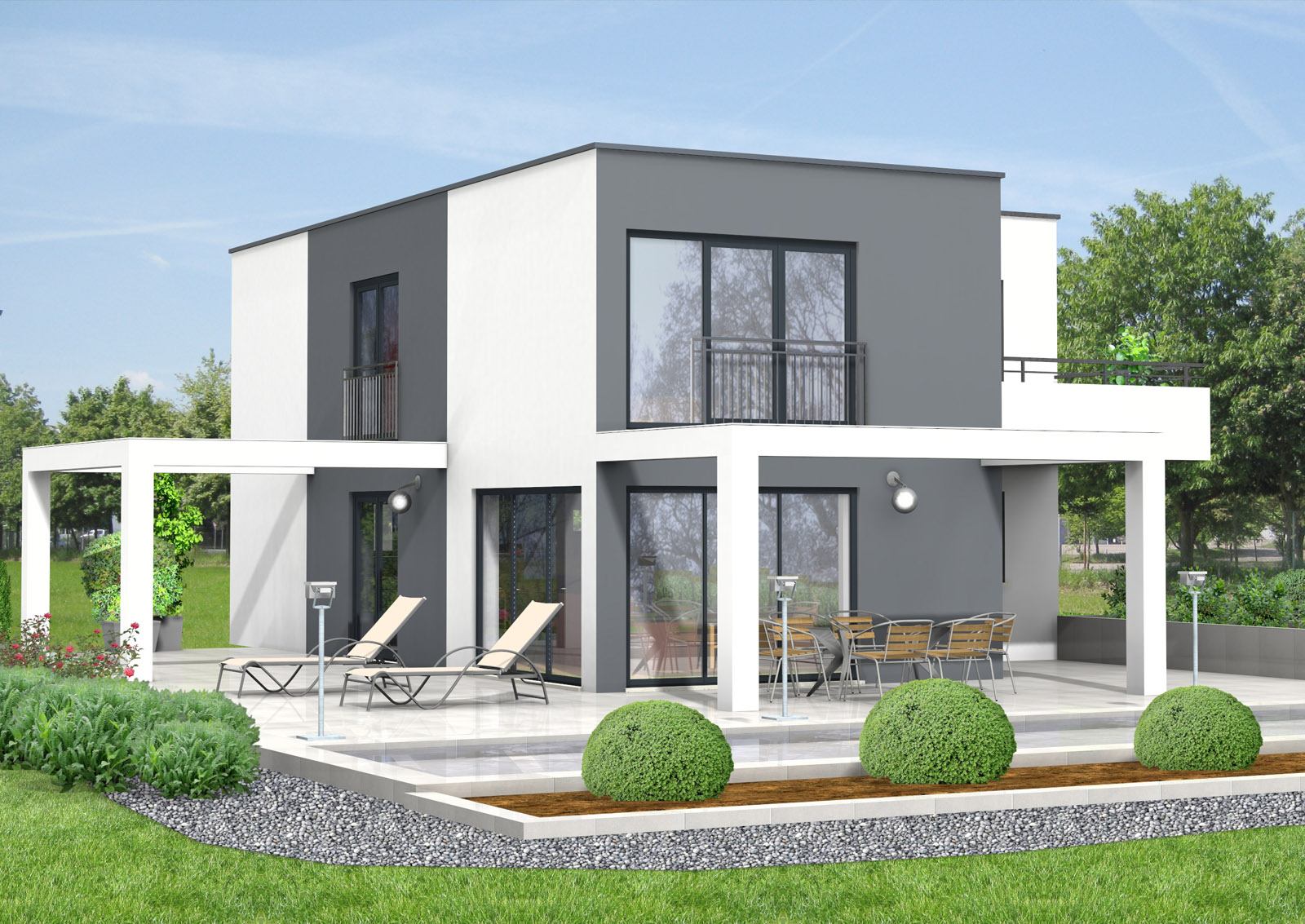 Bauhaus 147 m² Ansicht 1