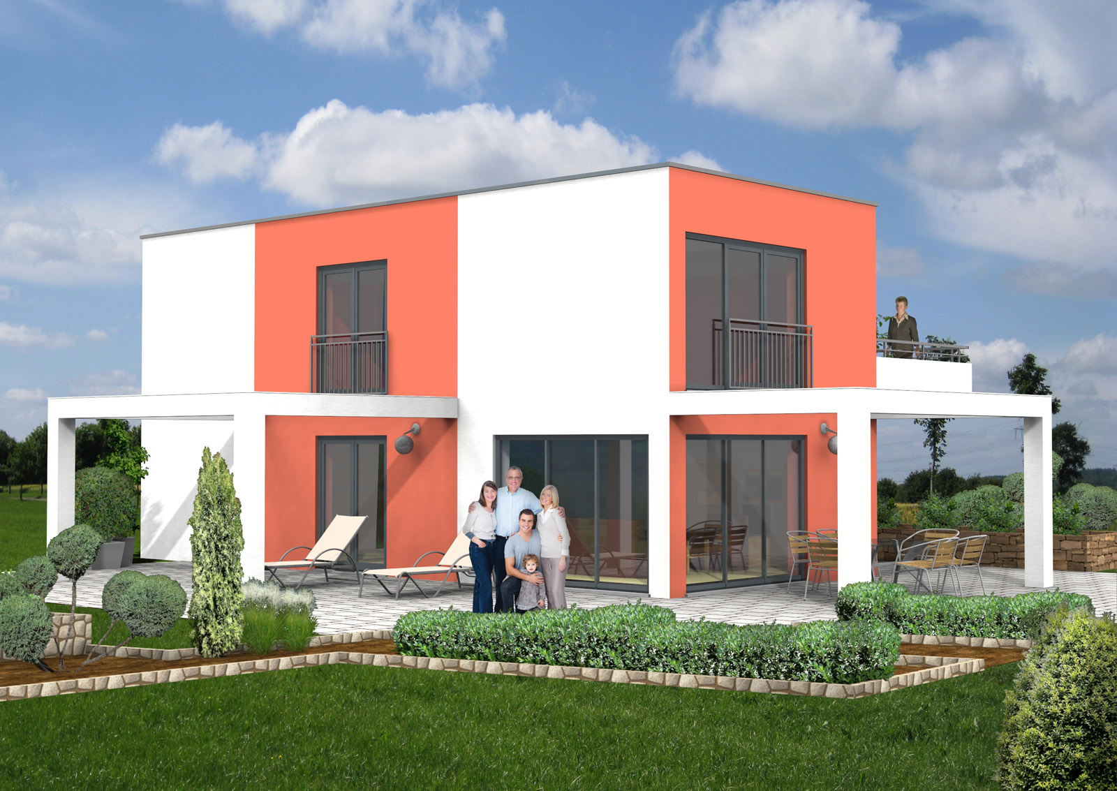 Bauhaus 147 m² Ansicht 2