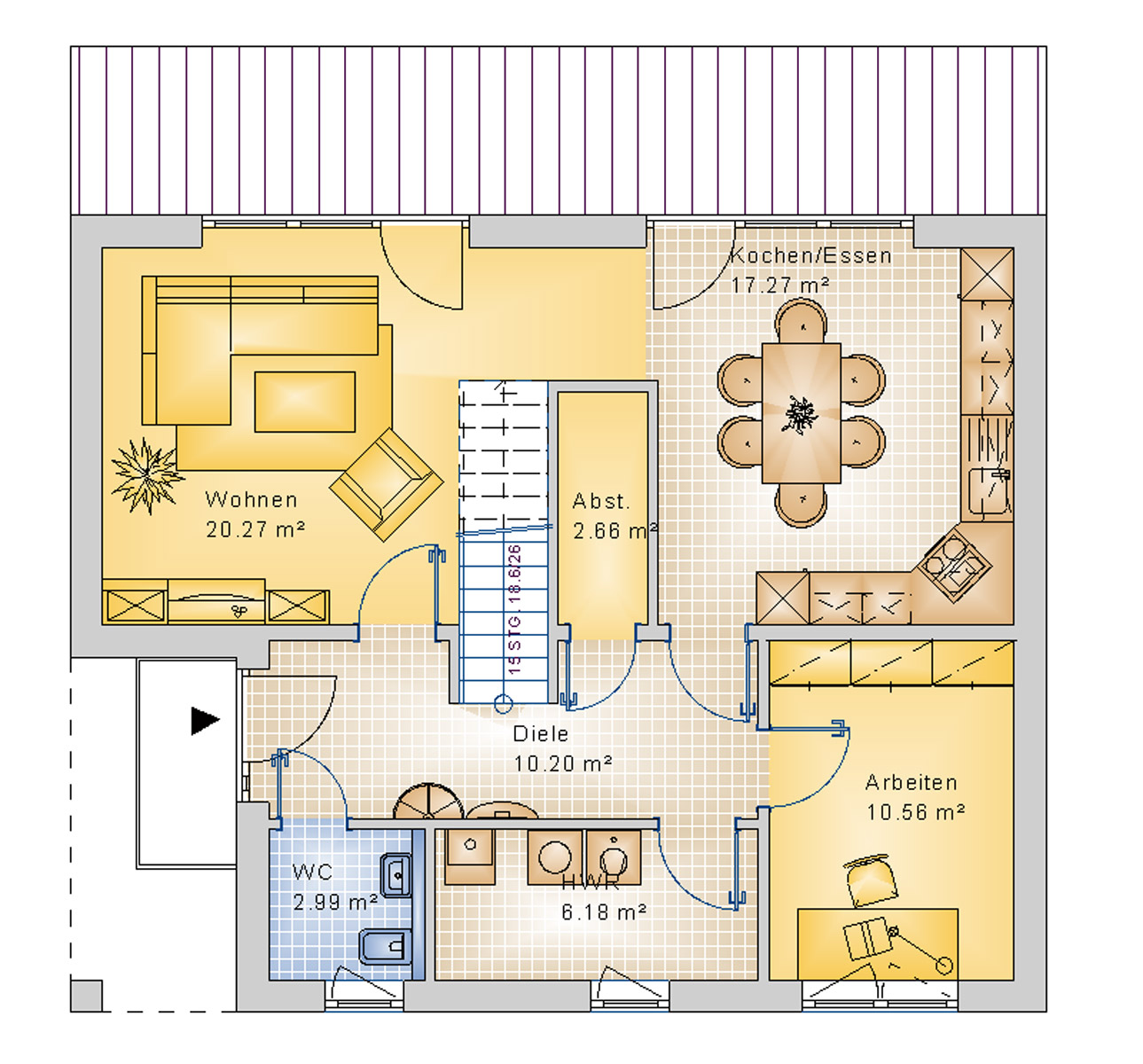 Bauhaus 149 m² EG