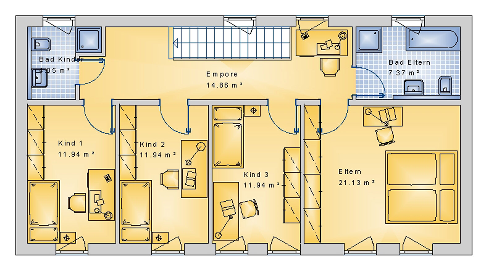 Bauhaus 150 m² DG