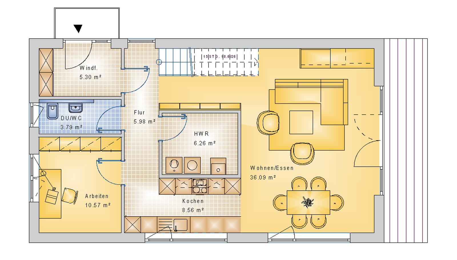 Bauhaus 152 m² EG