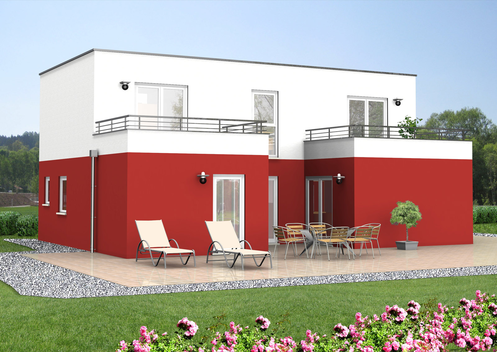 Bauhaus 154 m² Ansicht 2
