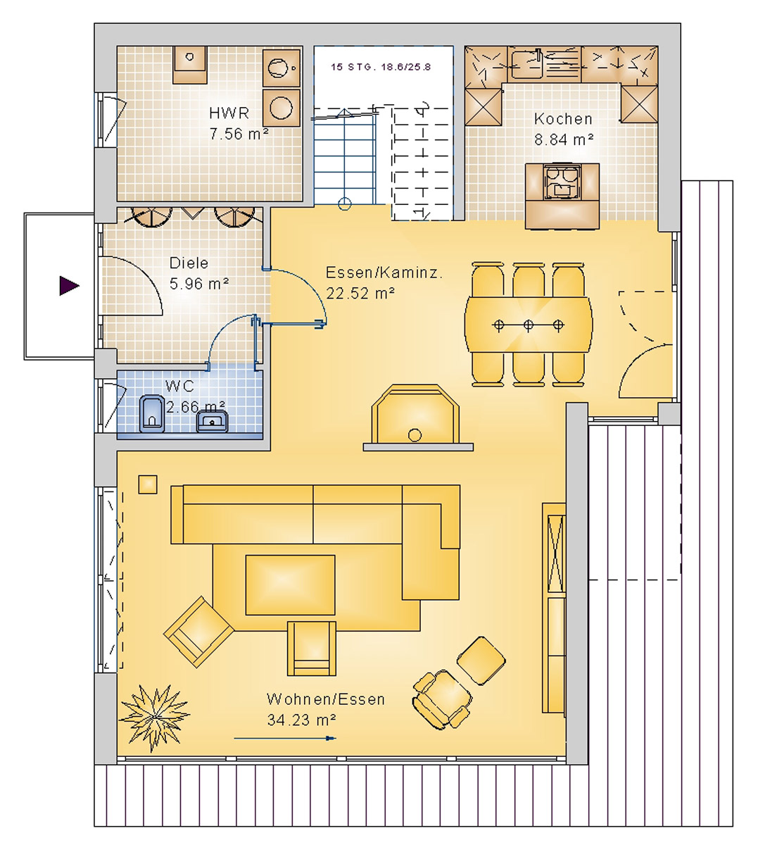 Bauhaus 159 m² EG