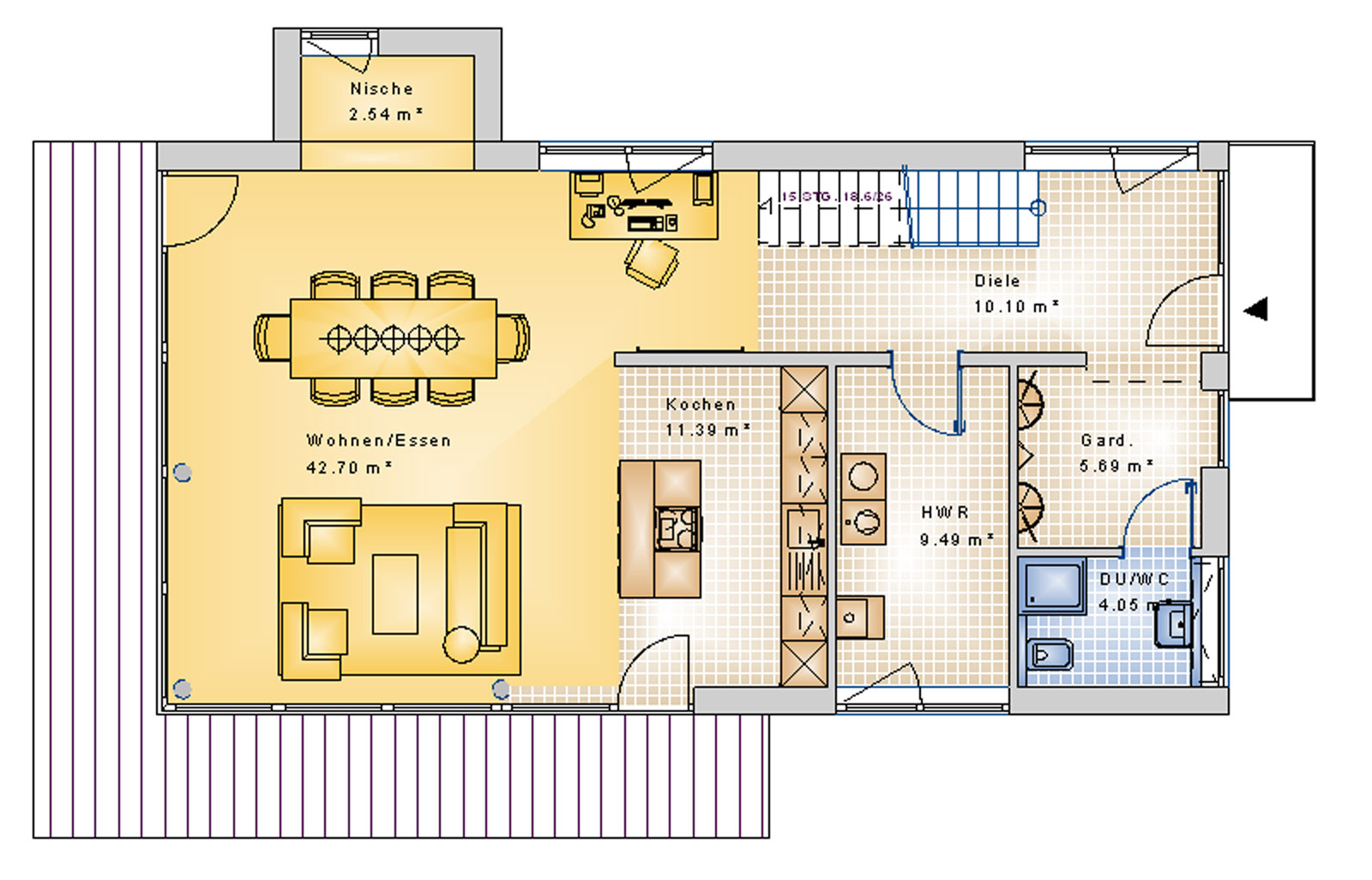 Bauhaus 162 m² EG