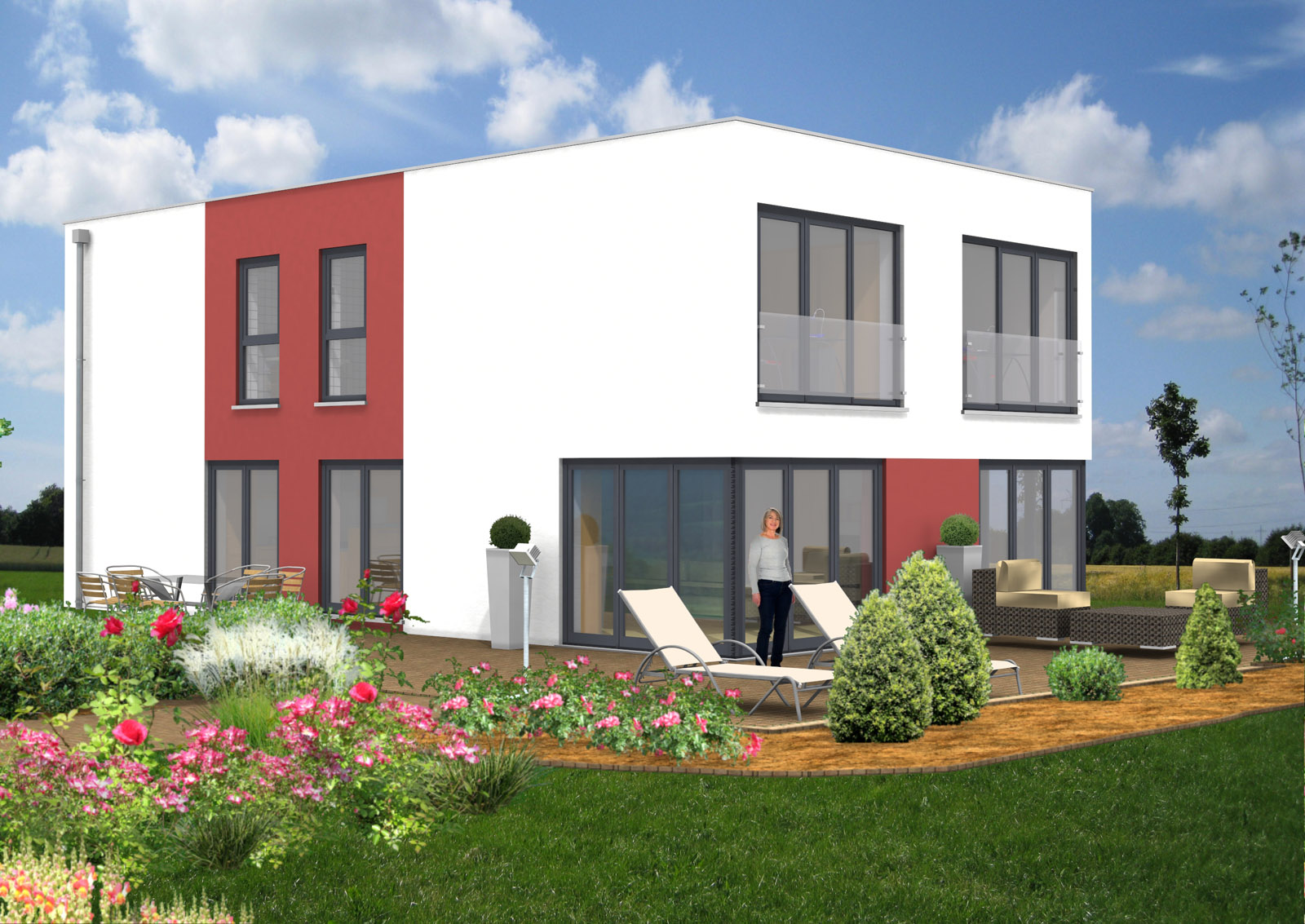 Bauhaus 168 m² Ansicht 2