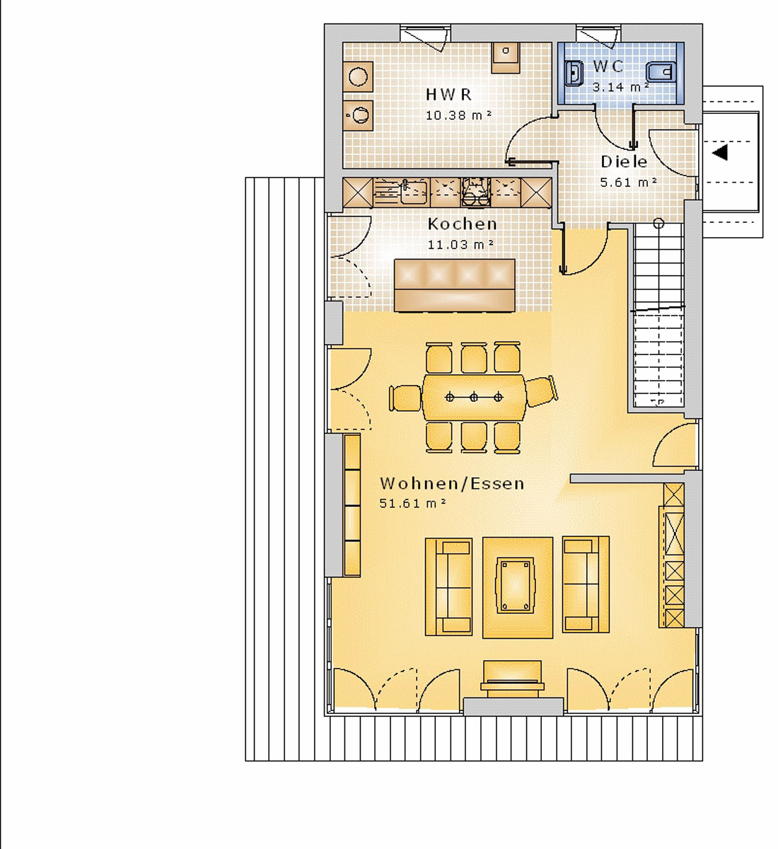 Bauhaus 168 m² EG