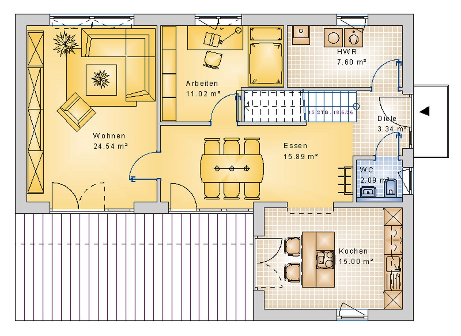 Bauhaus 170 m² EG