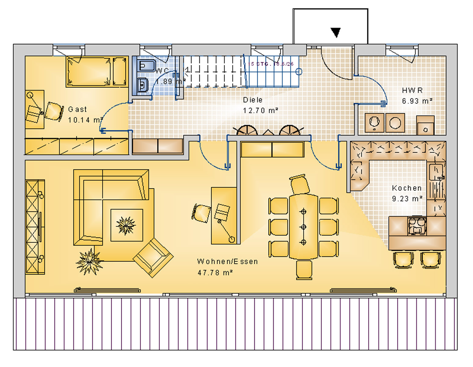 Bauhaus 172 m² EG