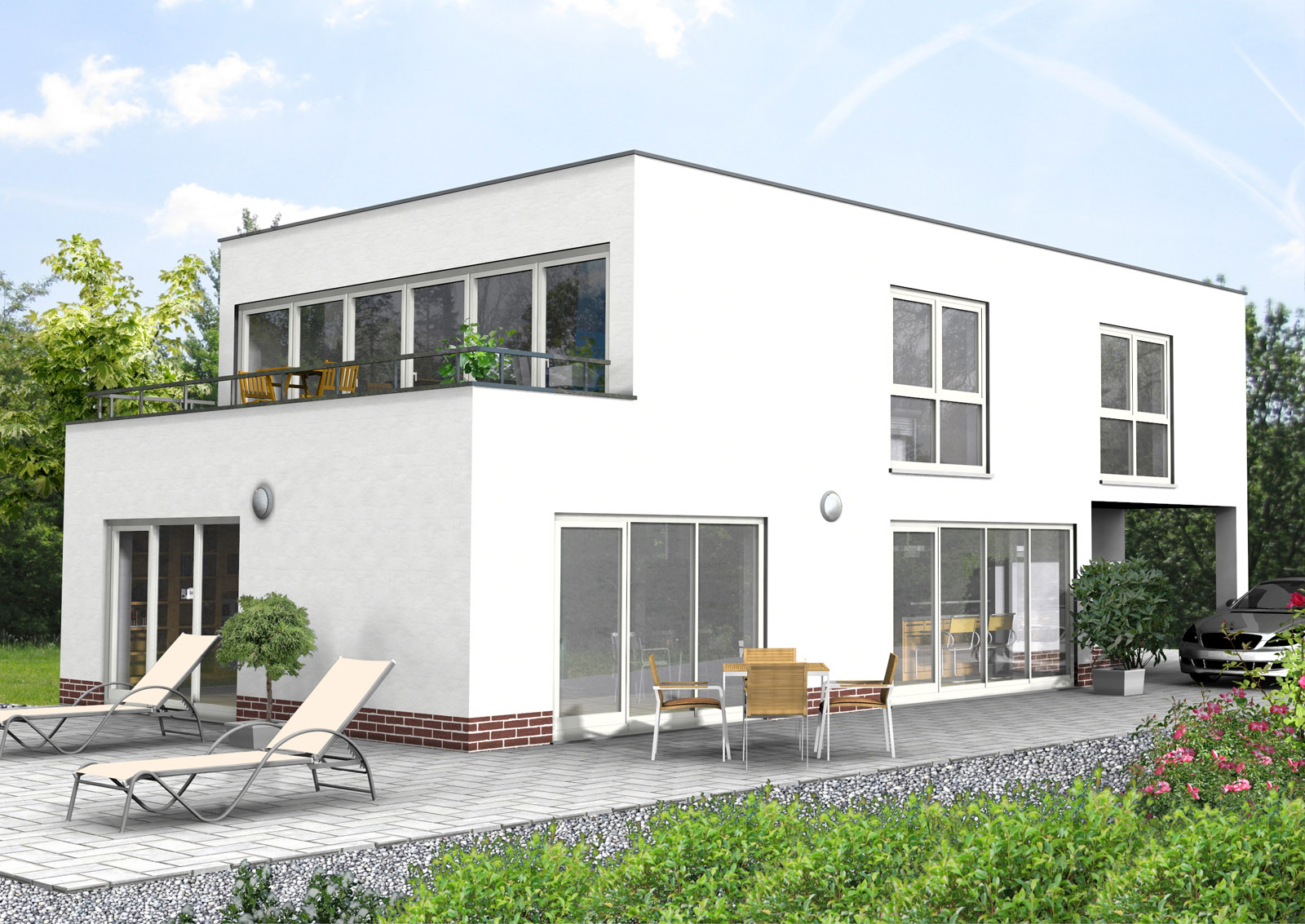 Bauhaus 177 m² Ansicht 1