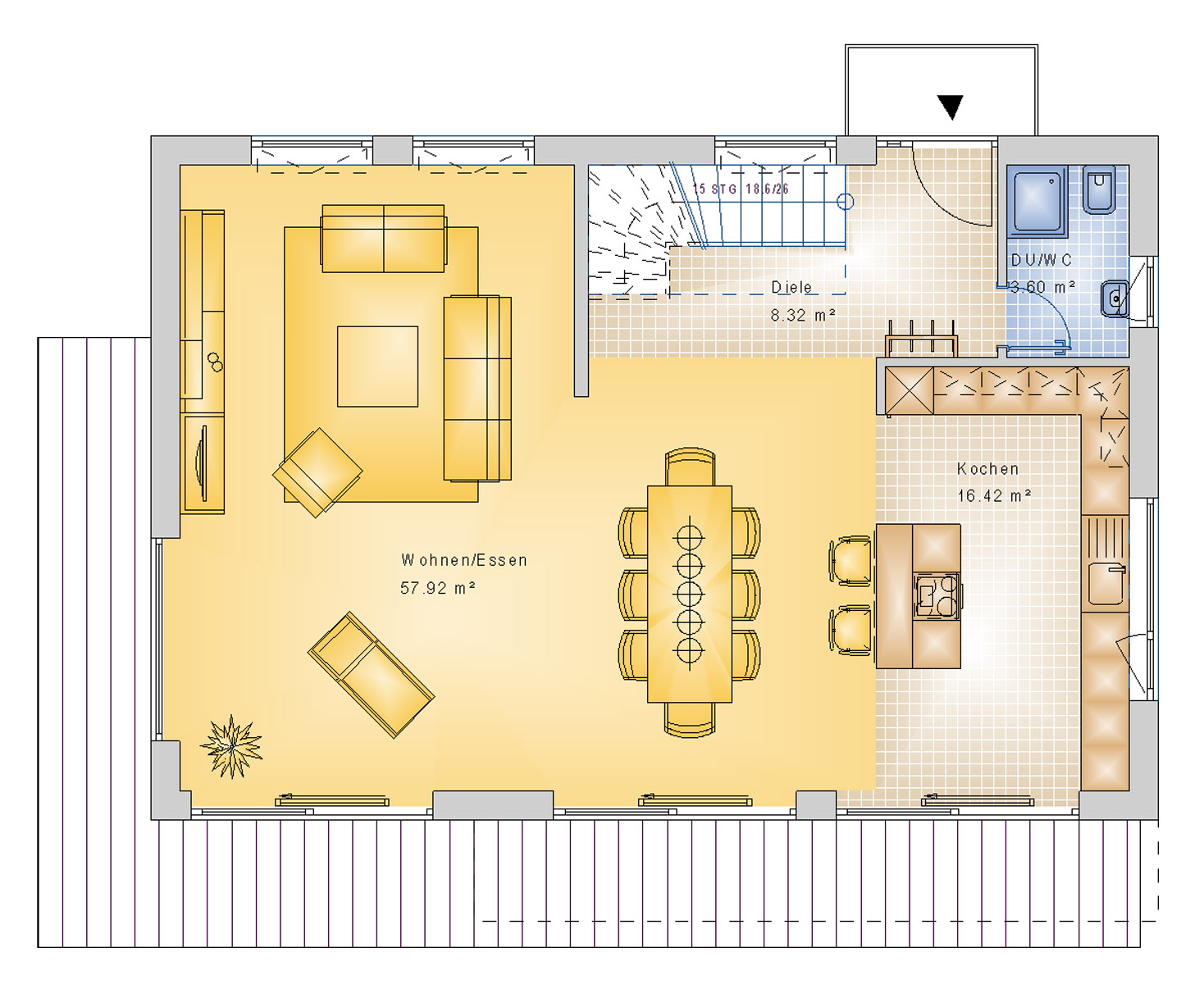 Bauhaus 180 m² EG