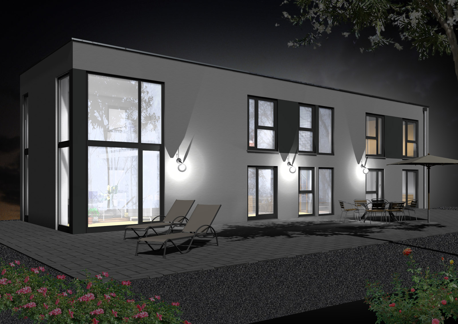 Bauhaus 188 m² Ansicht 2