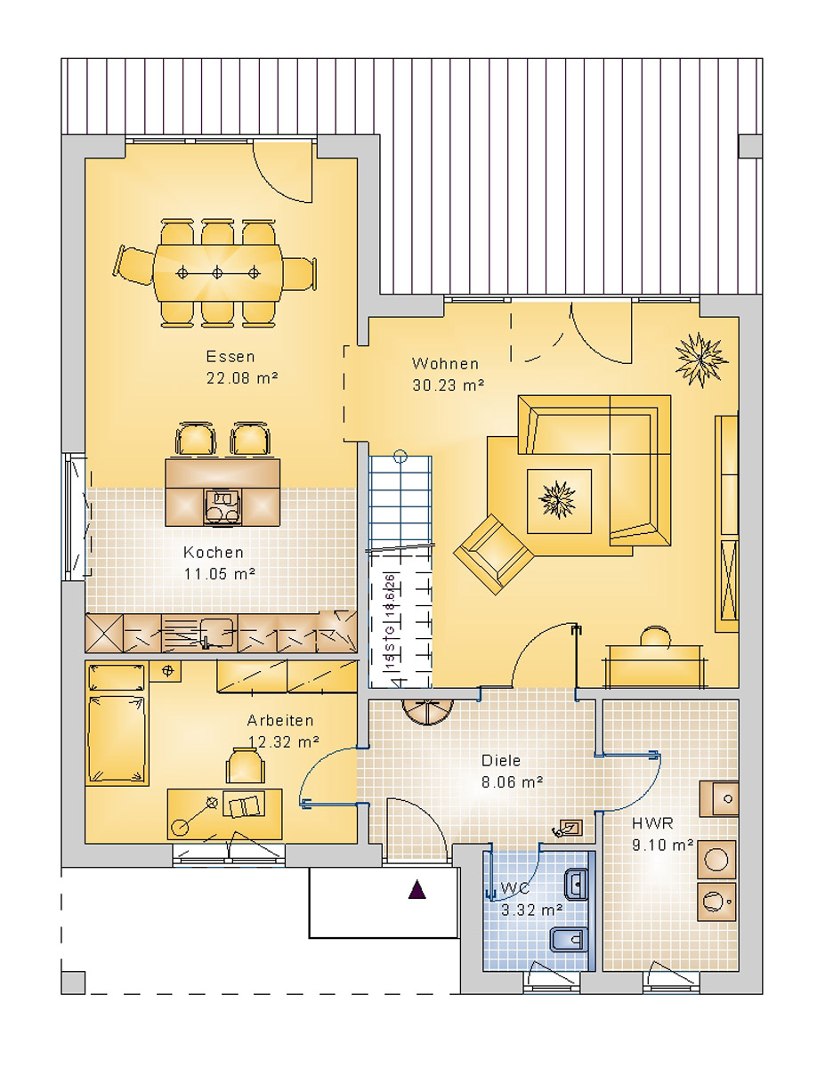 Bauhaus 201 m² EG