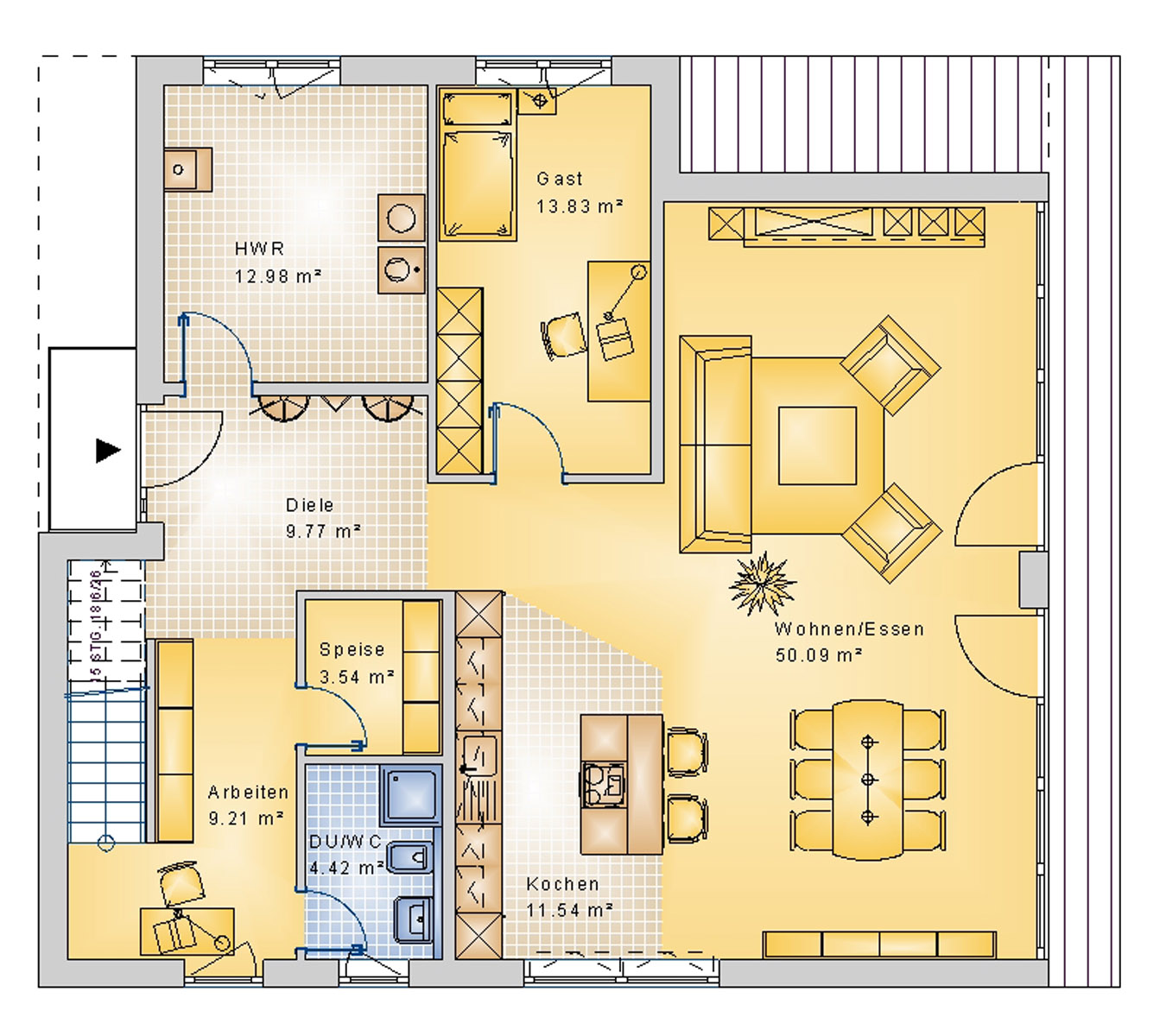 Bauhaus 221 m² EG