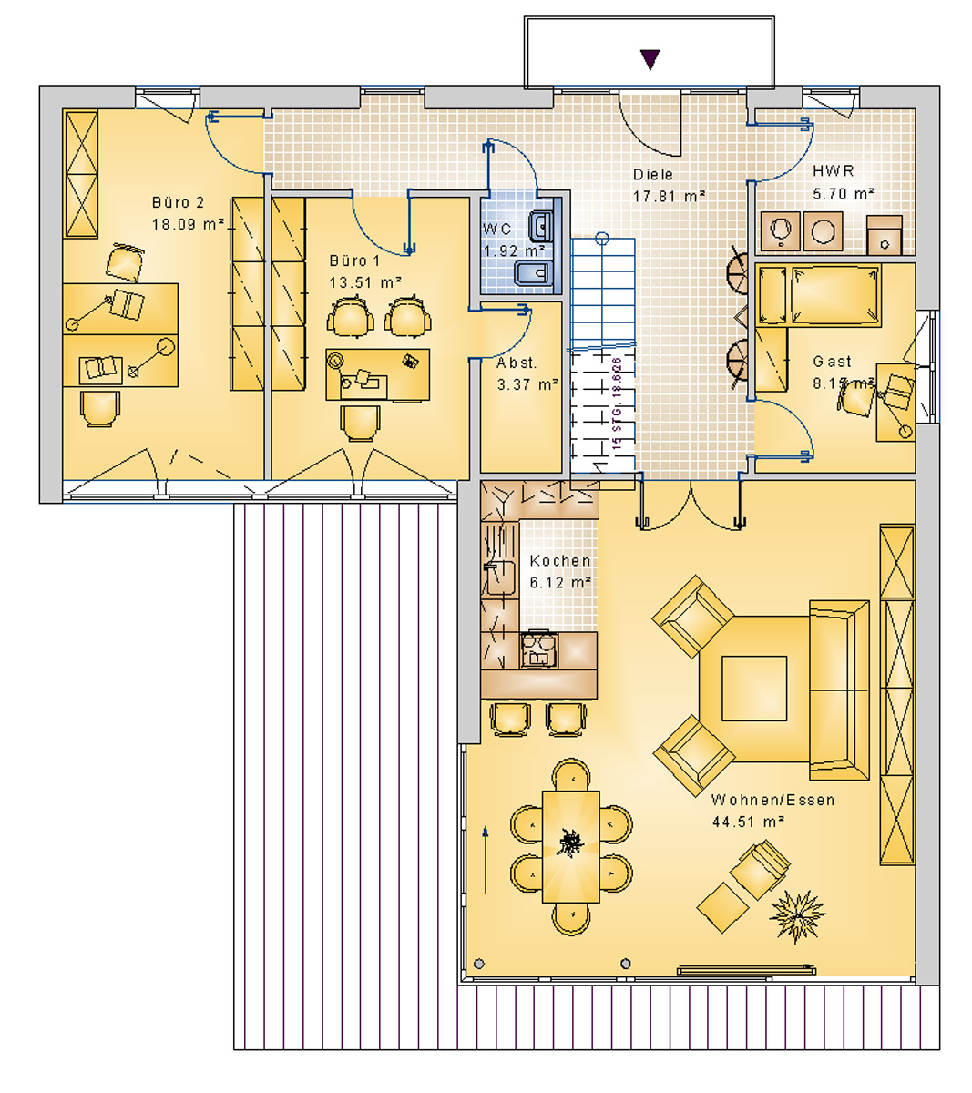 Bauhaus 223 m² EG