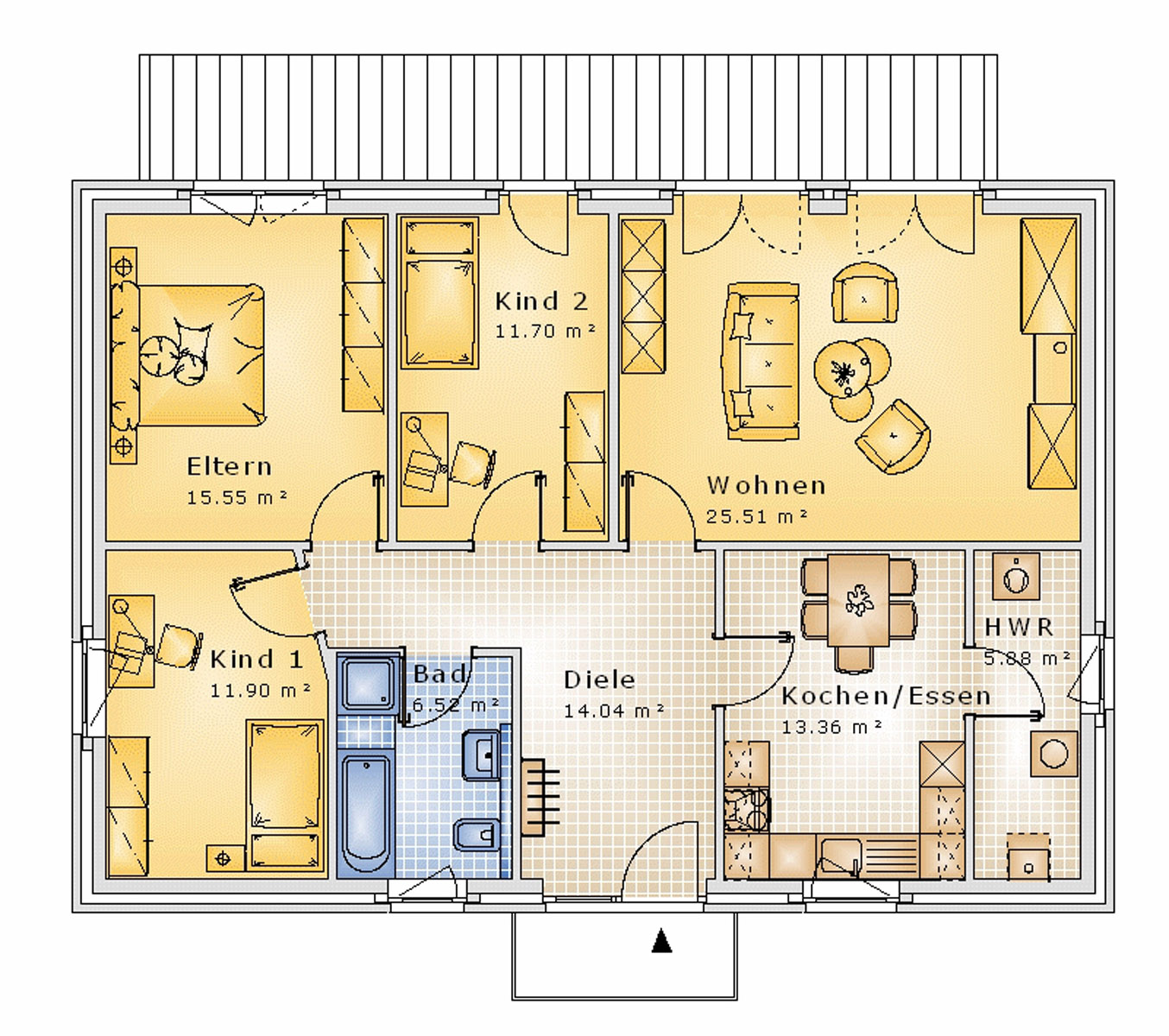 Bungalow 103 m² EG