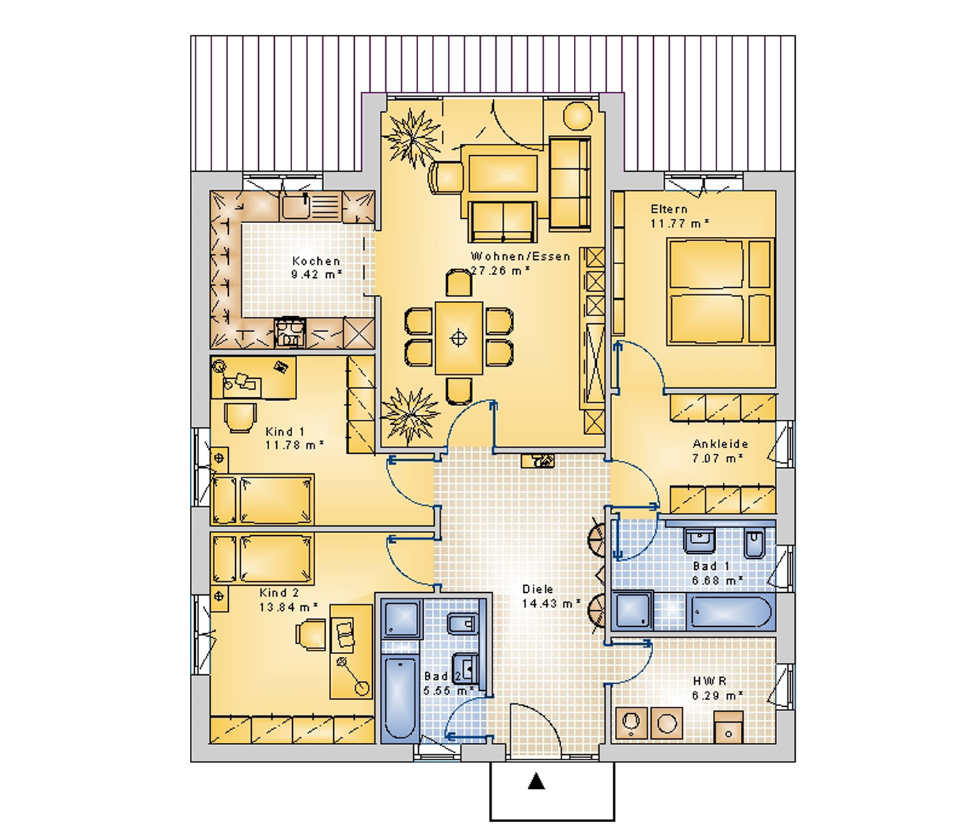 Bungalow 113 m² EG