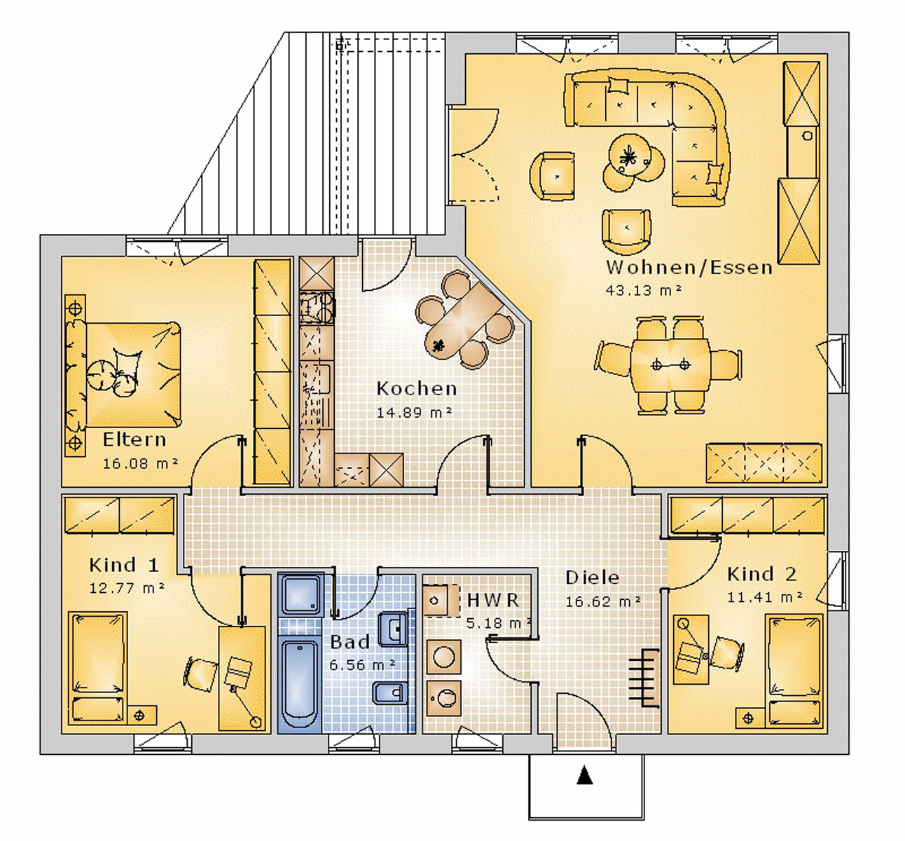 Bungalow 125 m² EG