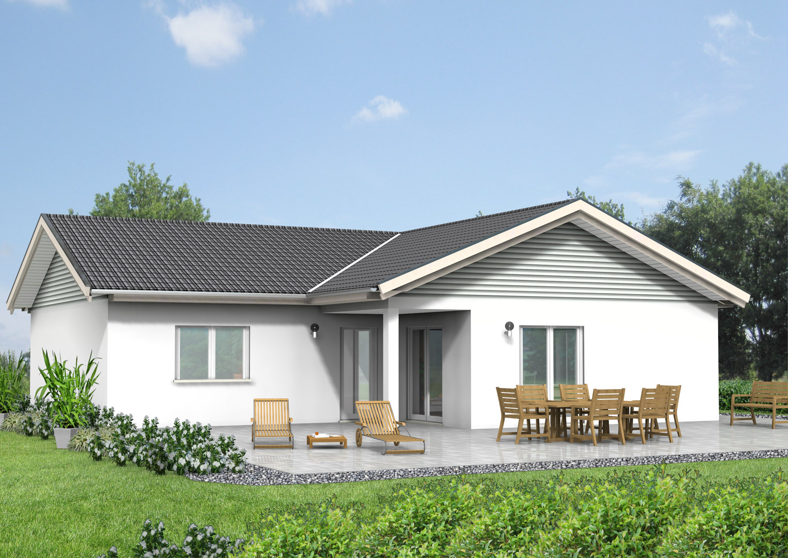 Bungalow 127 m² Ansicht 1