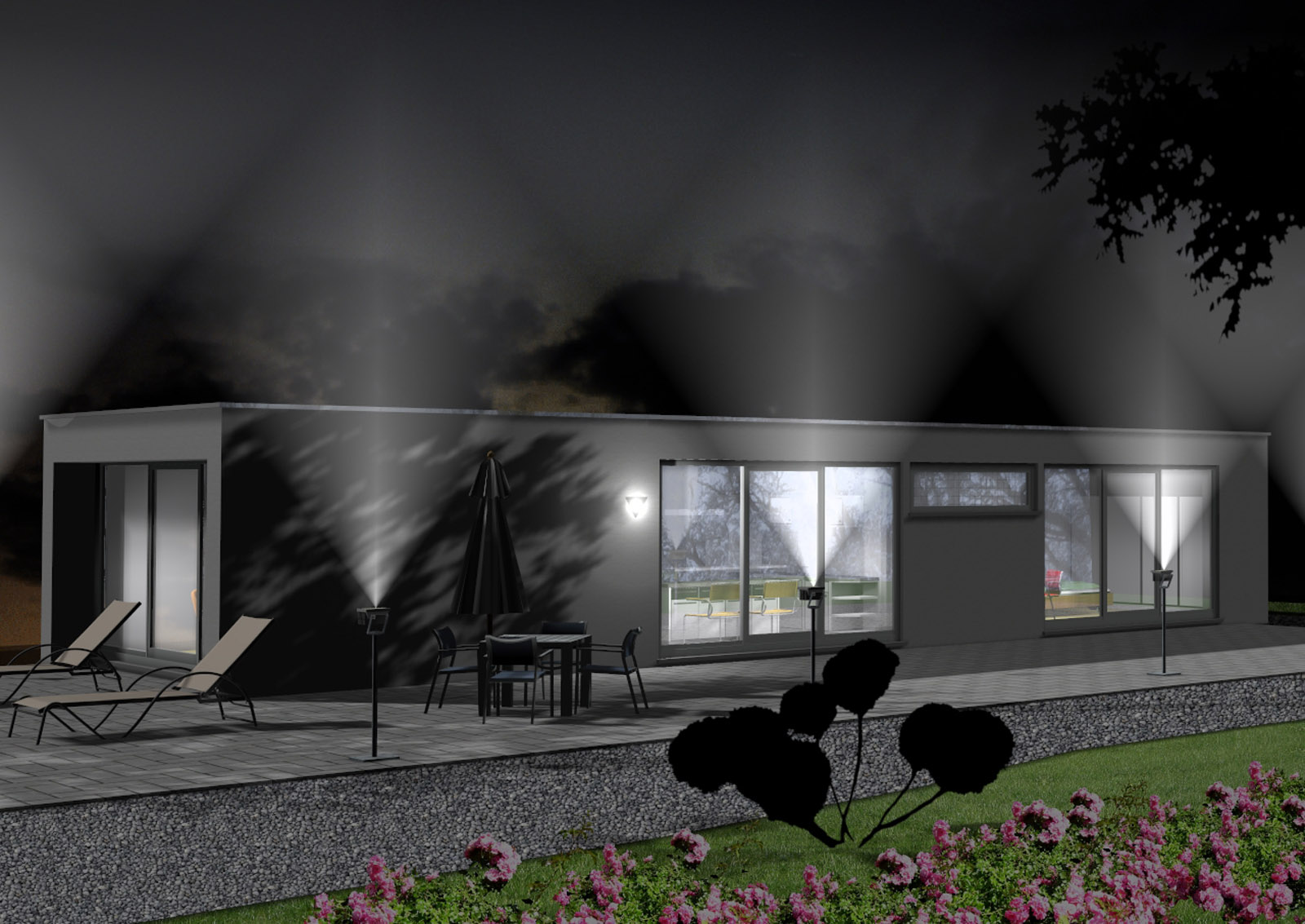 Bungalow 76 m²  Ansicht 2