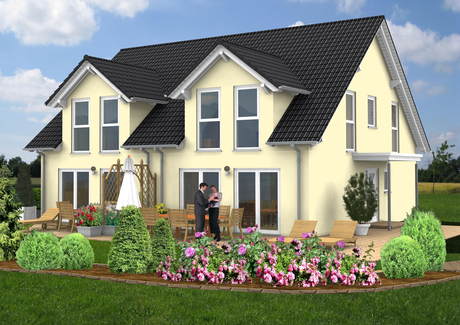 Doppelhaus 100 m²
